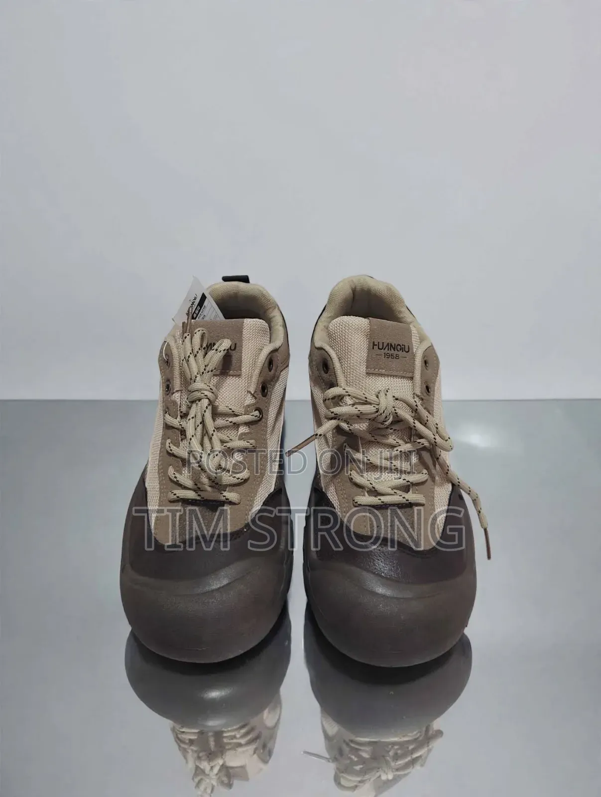 HUANQIU 1958 Brown Outdoor Sneakers - Rugged Comfortable - Unisex