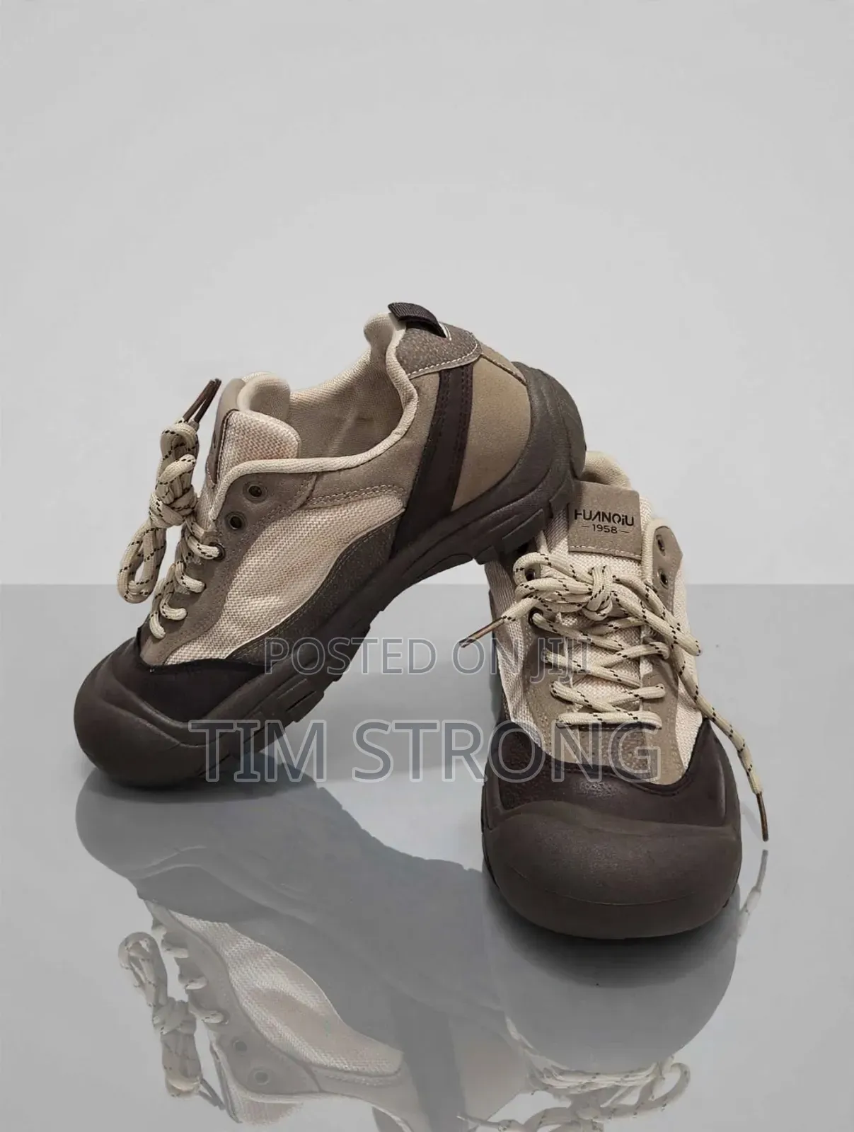 HUANQIU 1958 Brown Outdoor Sneakers - Rugged Comfortable - Unisex