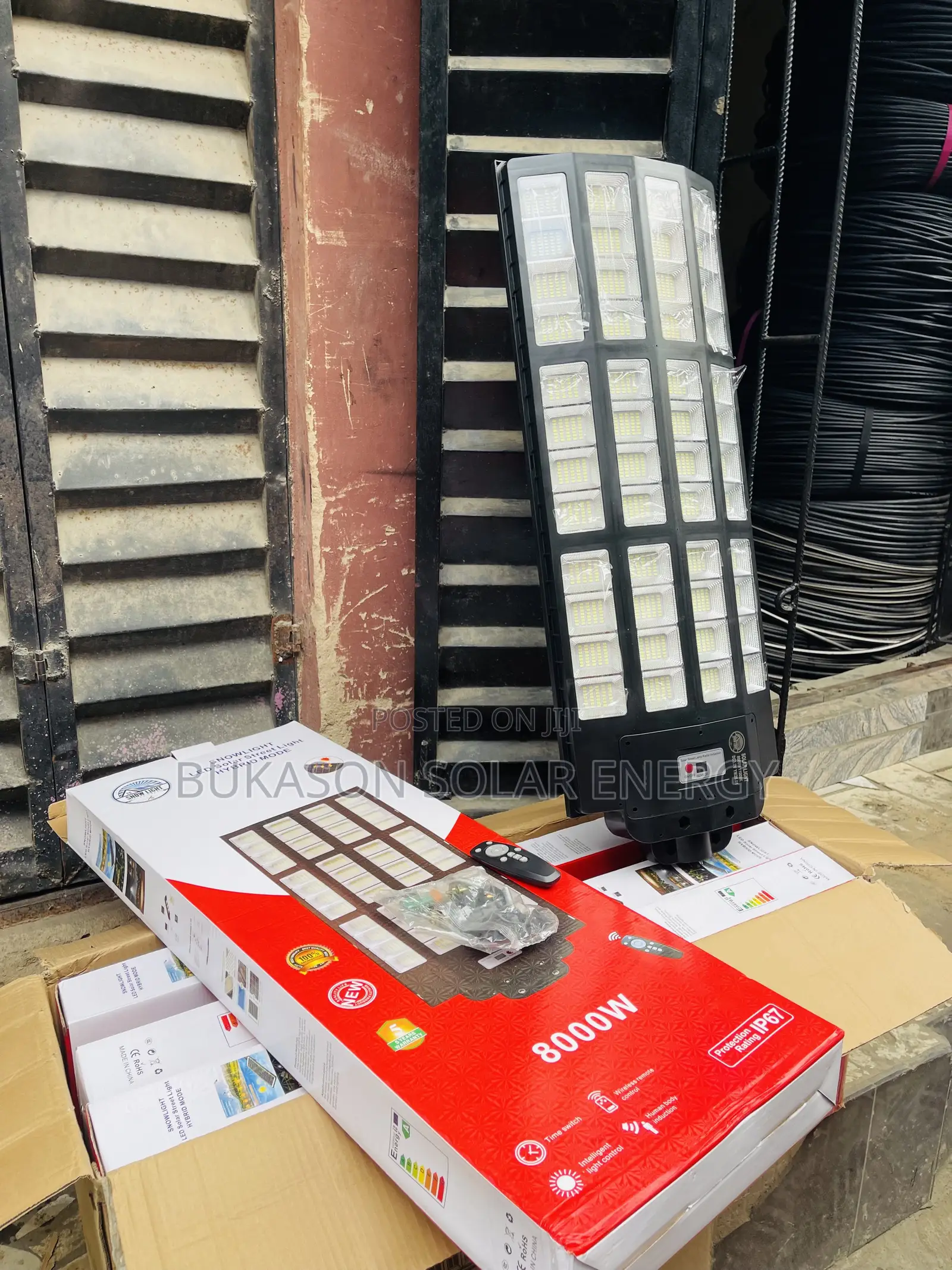 8000w Solar Street Light Hybrid Mode