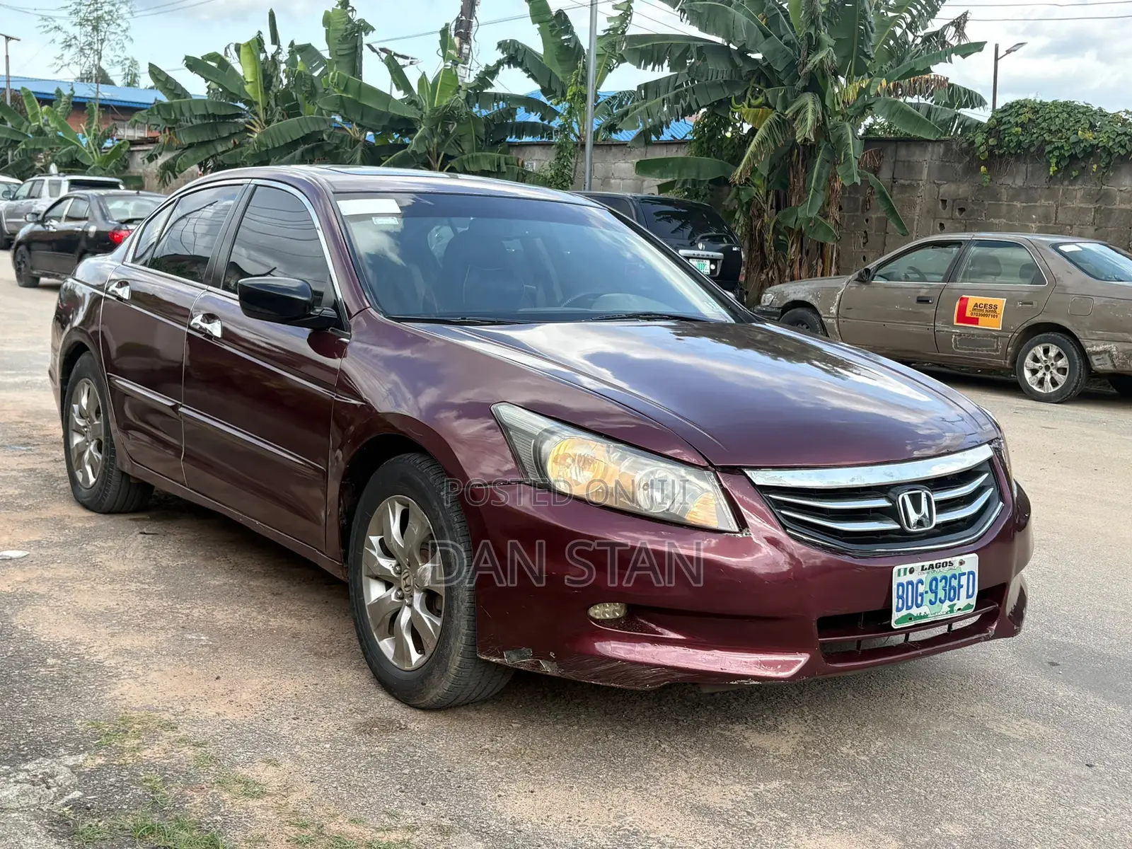 Honda Accord 2011 Burgundy