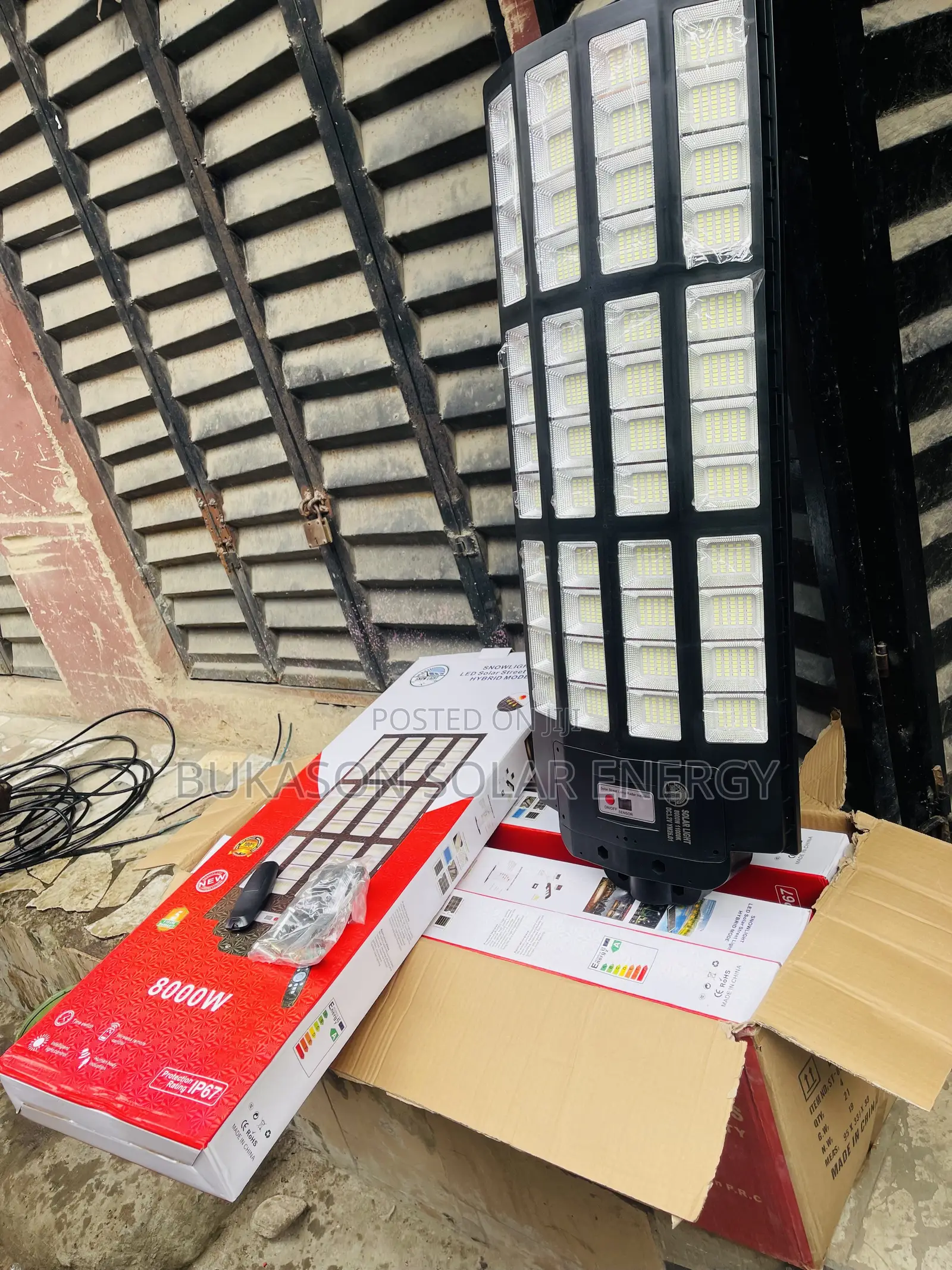 8000w Solar Street Light Hybrid Mode