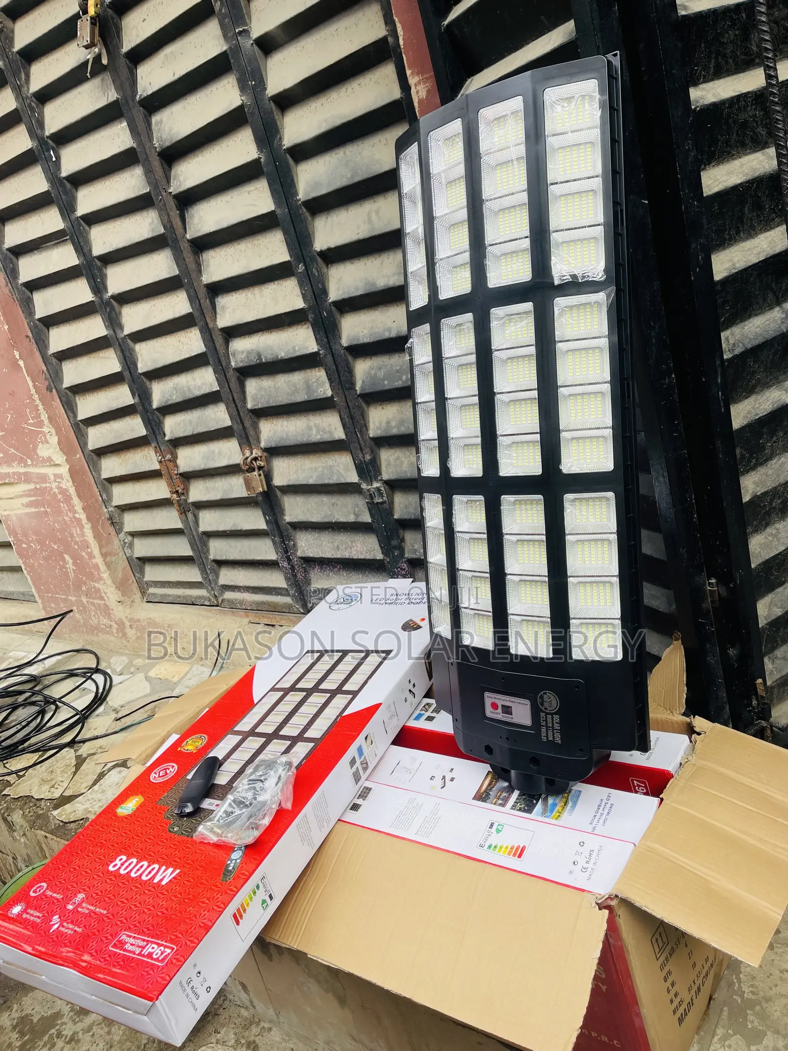 8000w Solar Street Light Hybrid Mode