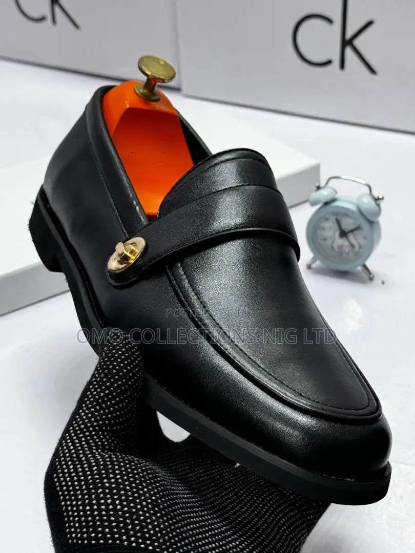 Gucci Men’s Black Leather Shoes – Premium, and Stylish | Fully Boxed