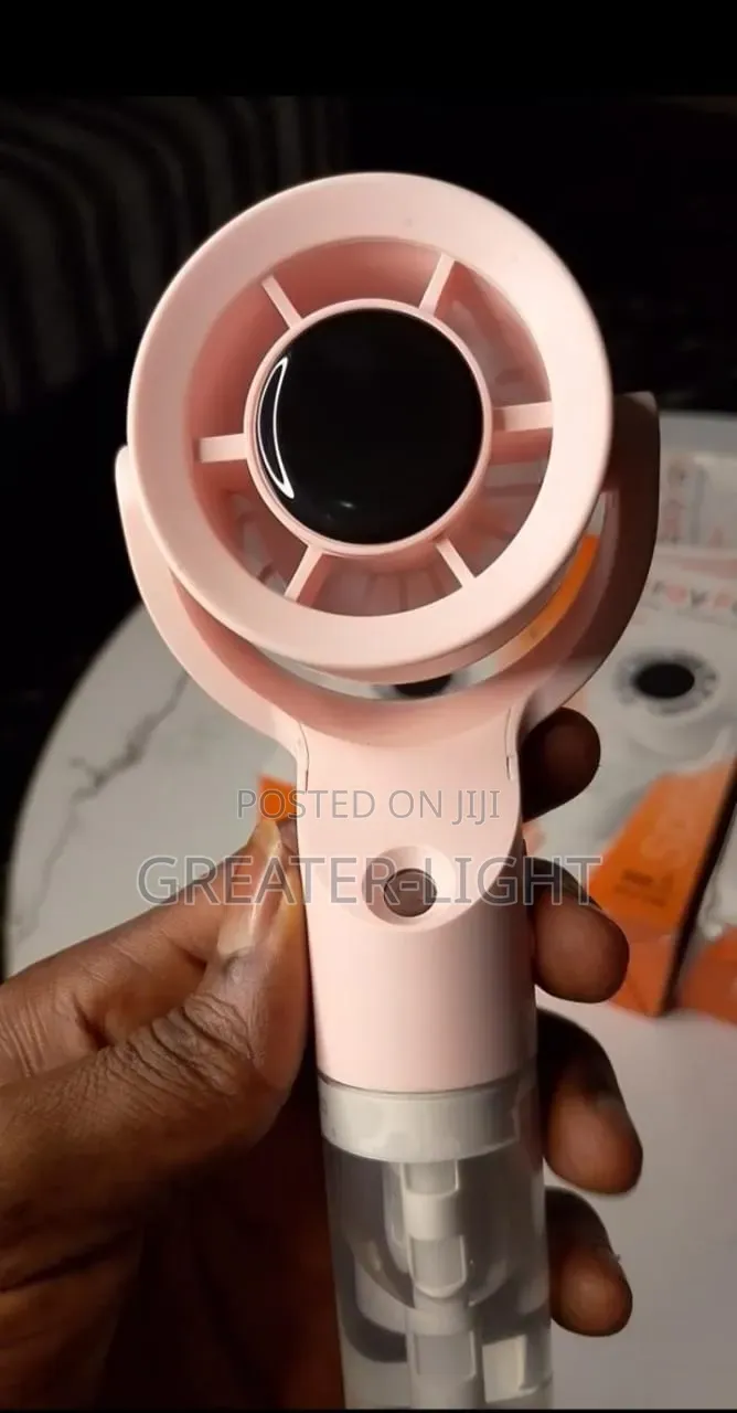 Premium FY099 Rechargeable Spray Fan With Cooling Mist - Brand New