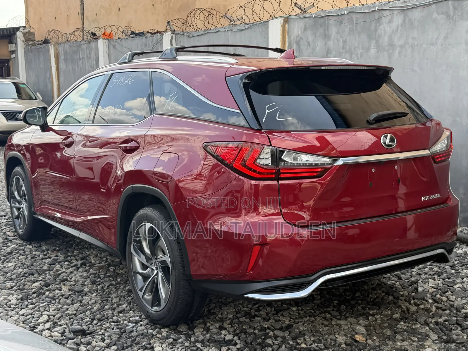 Lexus RX 350L Luxury FWD 2018 Red