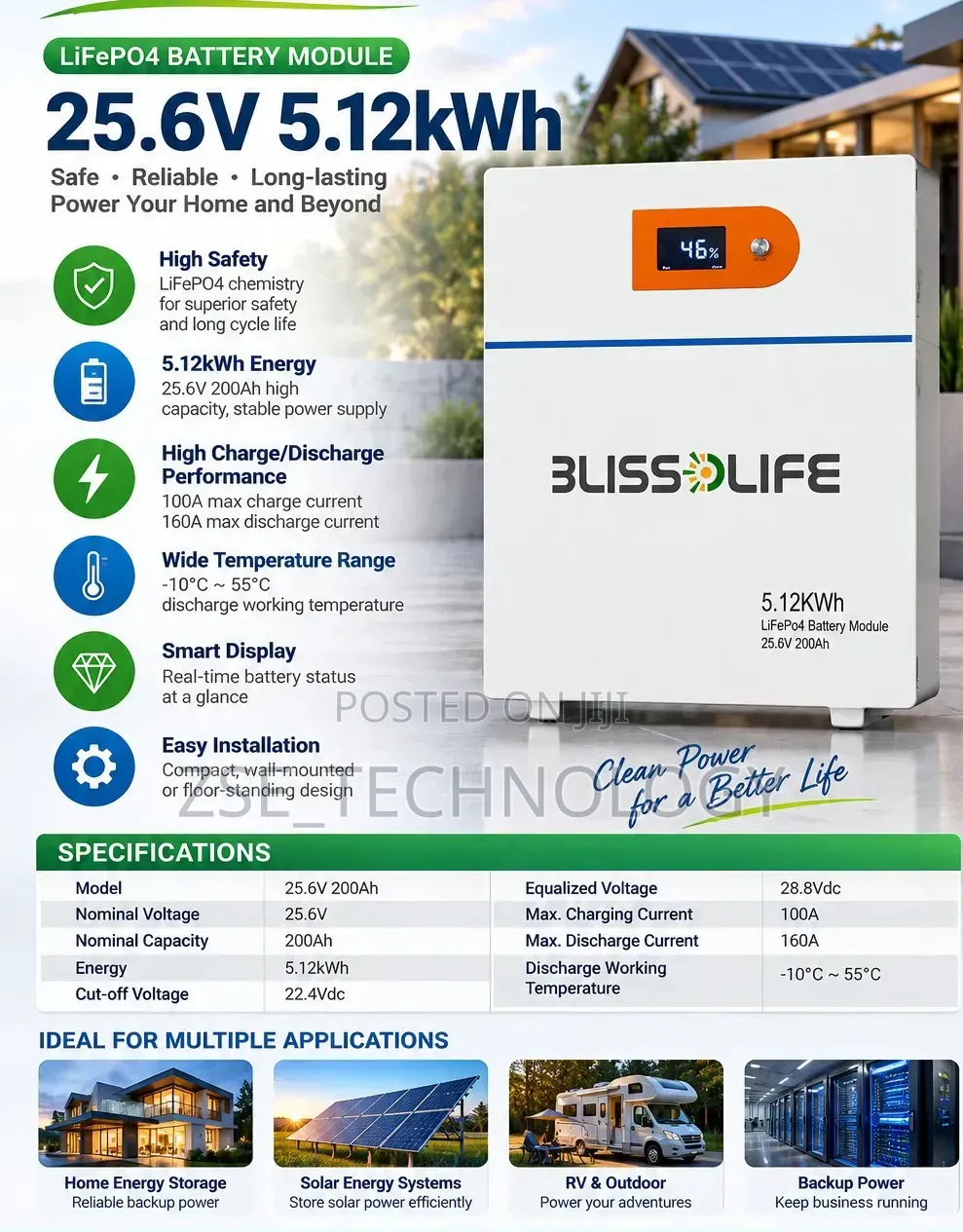 5kwh 24v Lithium Battery