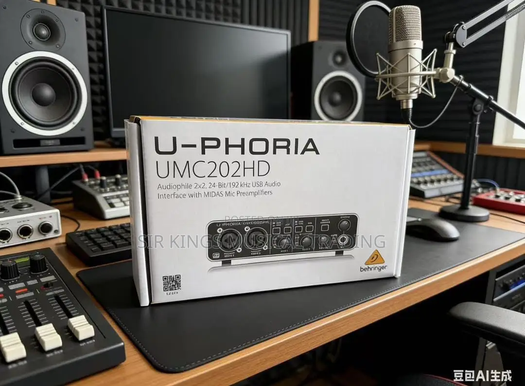 Behringer U-Phoria Umc202hd Studio Sound Card