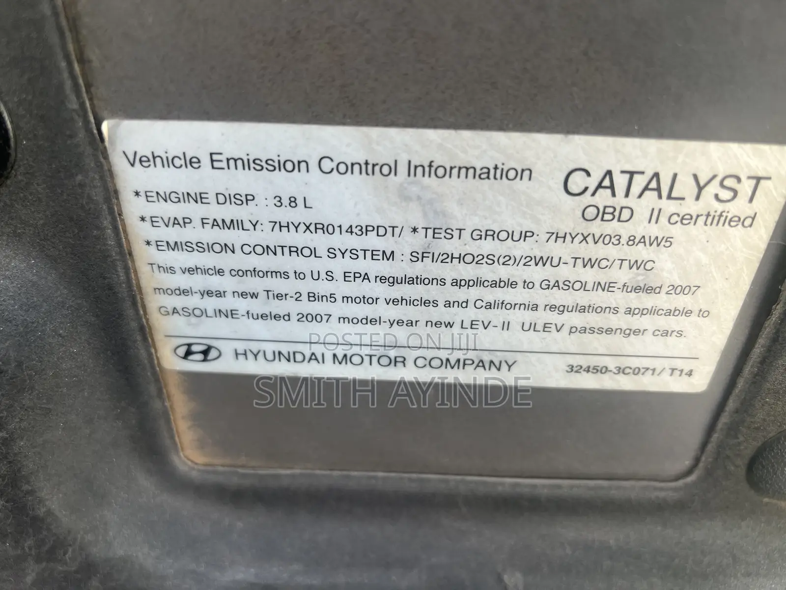 Hyundai Azera 3.3. V6 2007 Silver