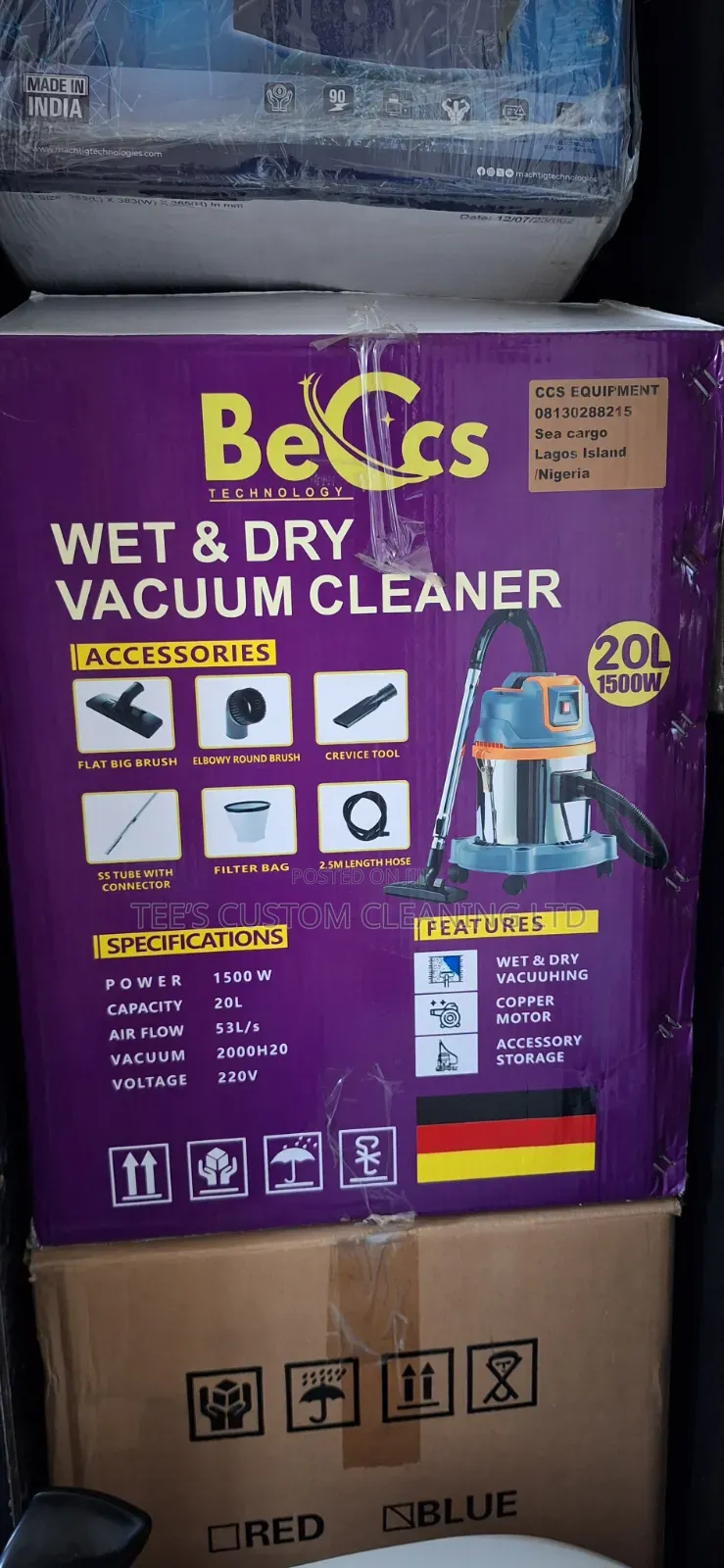 Wet and Dry Vacuum Machine for Rent