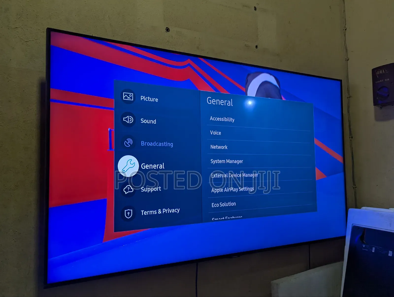 Samsung 55" Qled Q67T Bezel-Less Screen 2020Model Smart TV