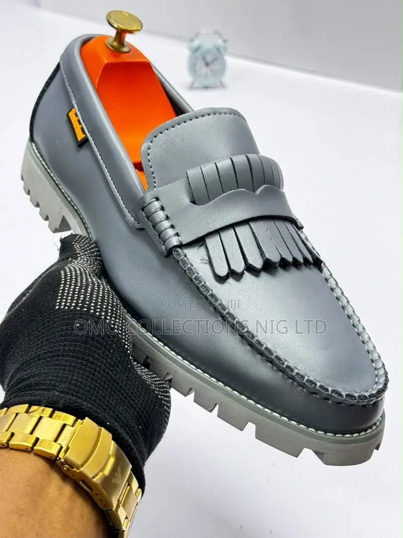 Premium Timberland Men's Leather Tassel Shoes - Fully Boxed