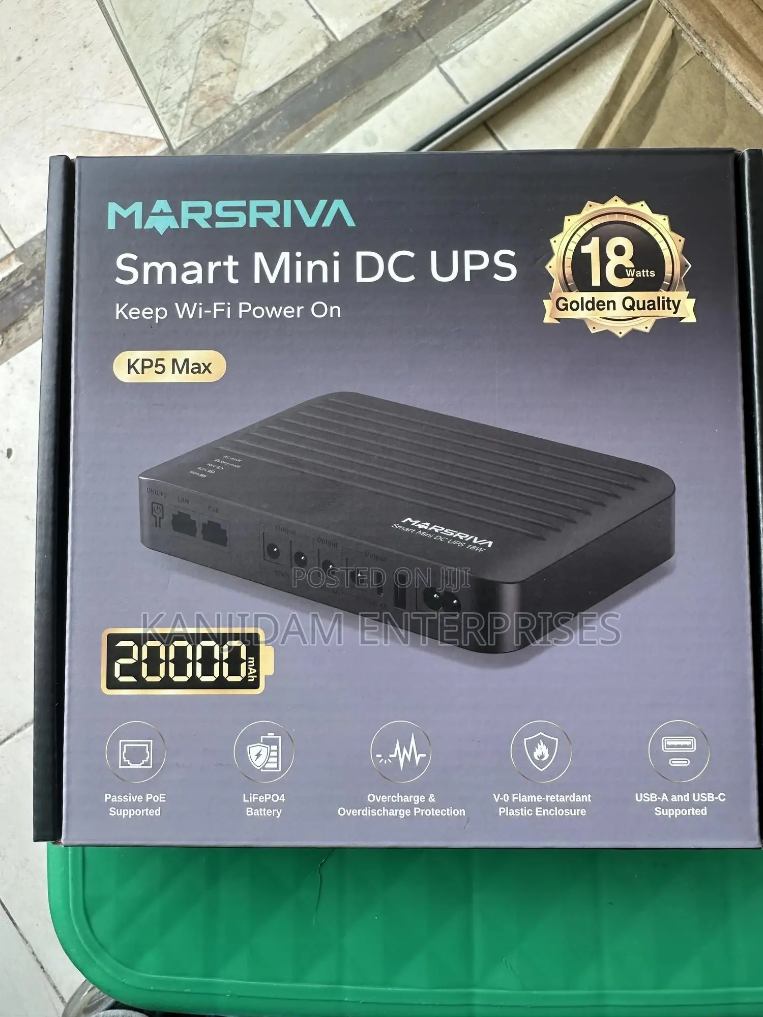 Marsiva Mini Dc Router UPS 20000mah