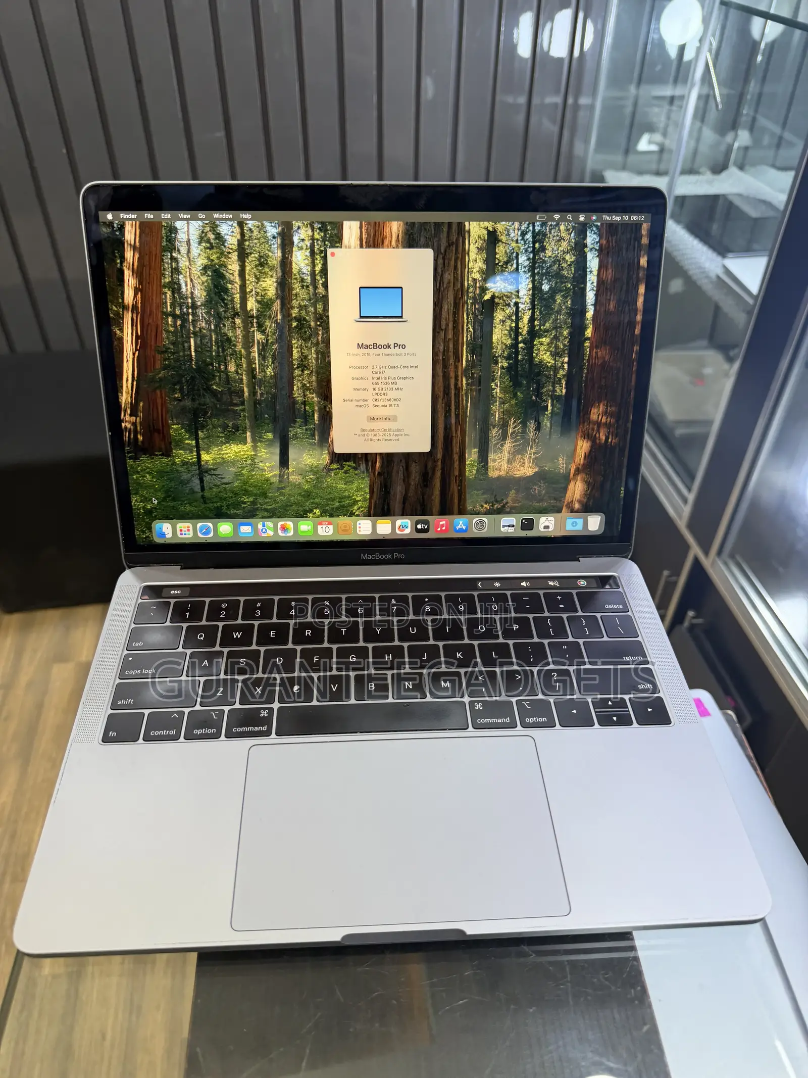 Laptop Apple MacBook Pro 2019 16GB Intel Core i7 SSD 512GB