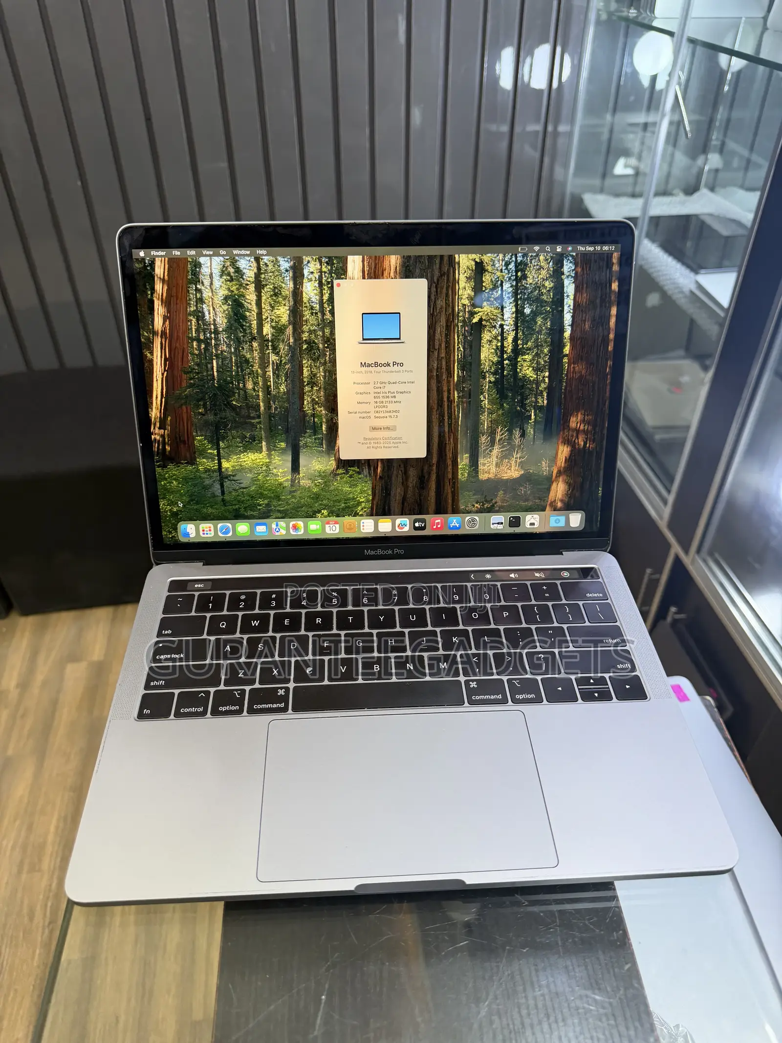Laptop Apple MacBook Pro 2019 16GB Intel Core i7 SSD 512GB