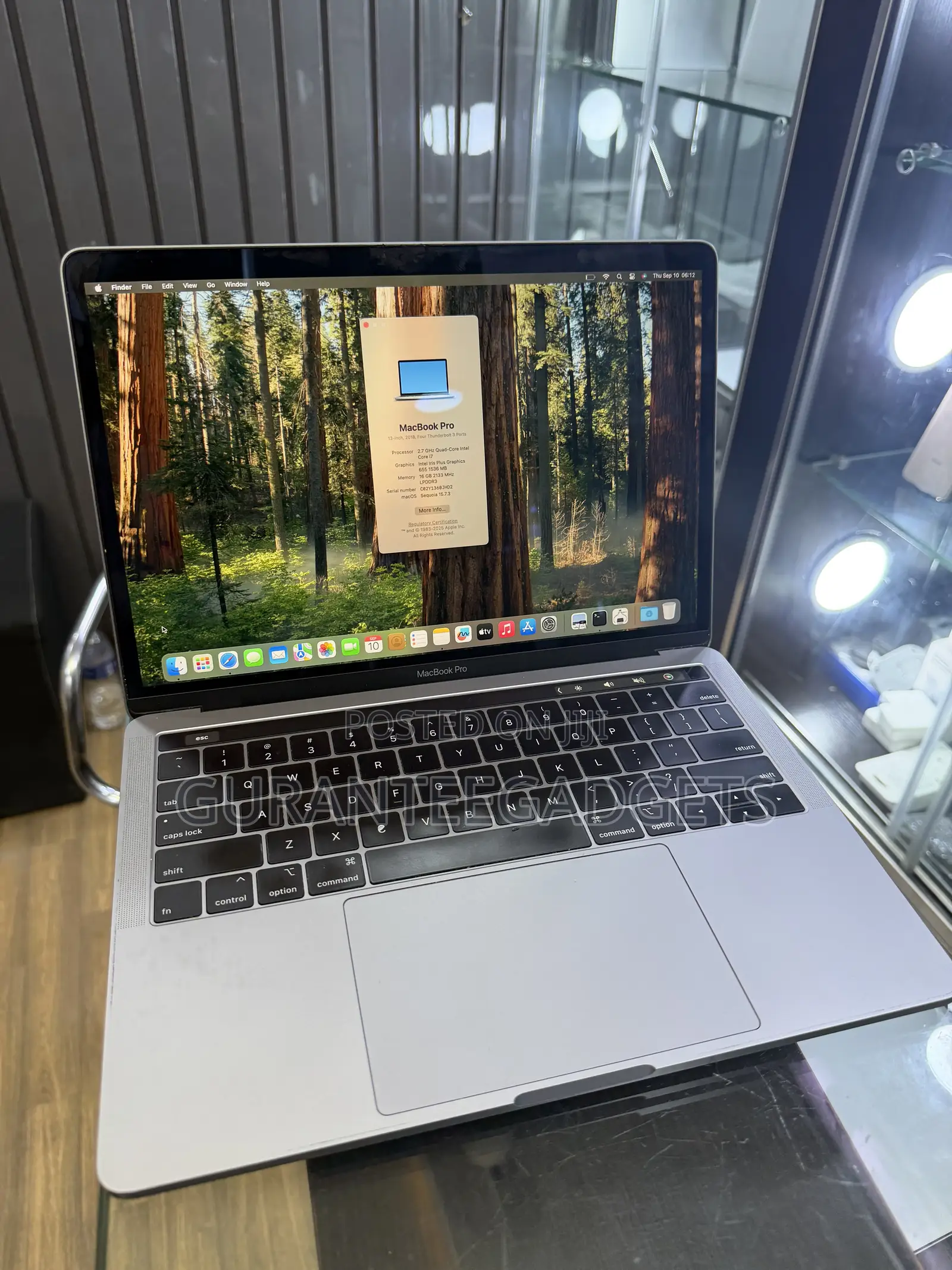 Laptop Apple MacBook Pro 2019 16GB Intel Core i7 SSD 512GB