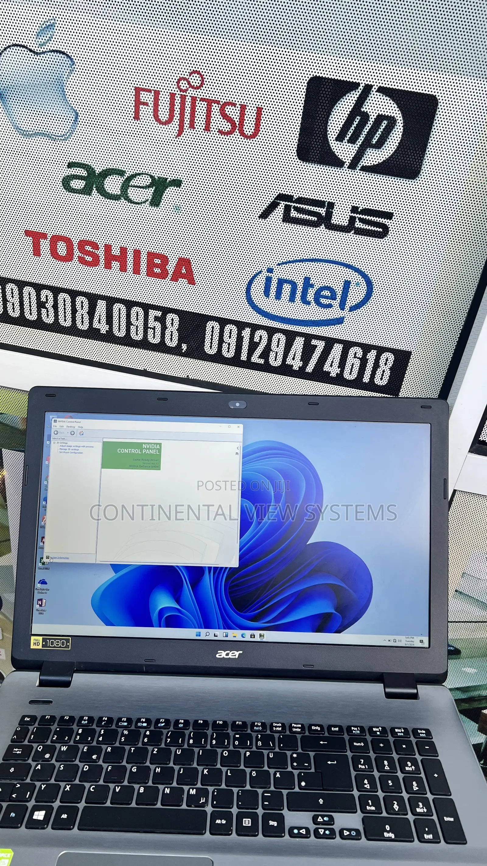 Laptop Acer Aspire 17 8GB Intel Core i5 HDD 500GB
