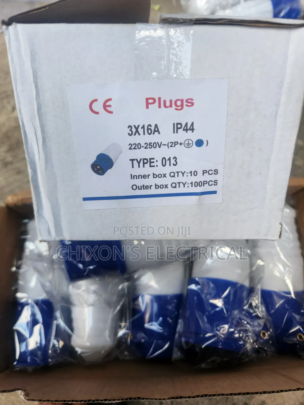 16amp Industrial Plug 3 Pole