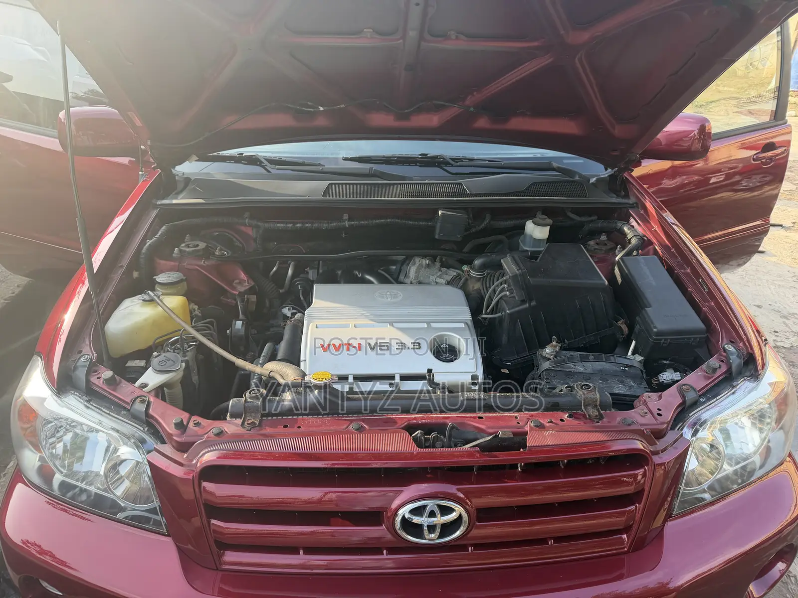 Toyota Highlander V6 2006 Burgundy
