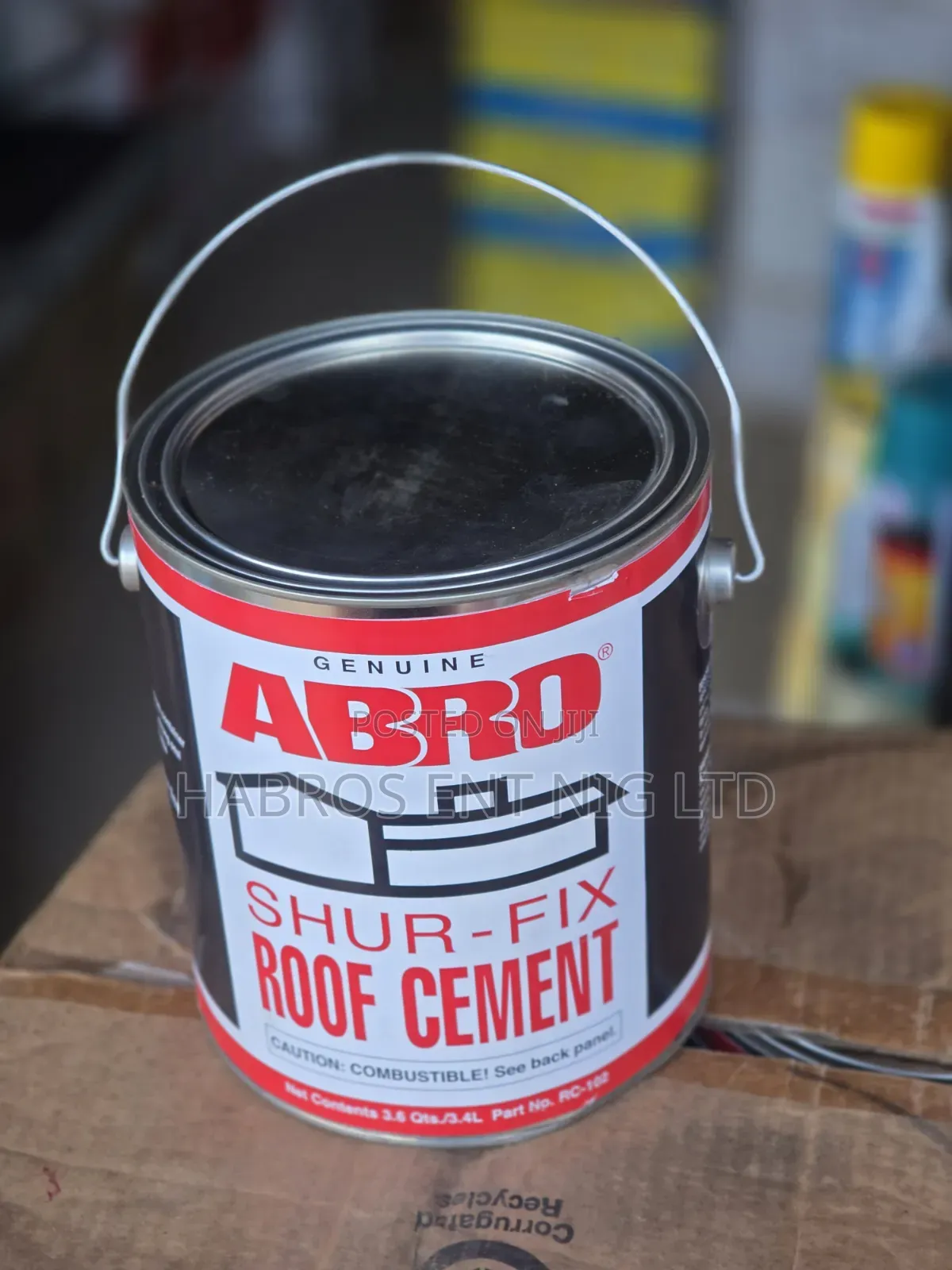 Abro Shur-Fix Roof Cement