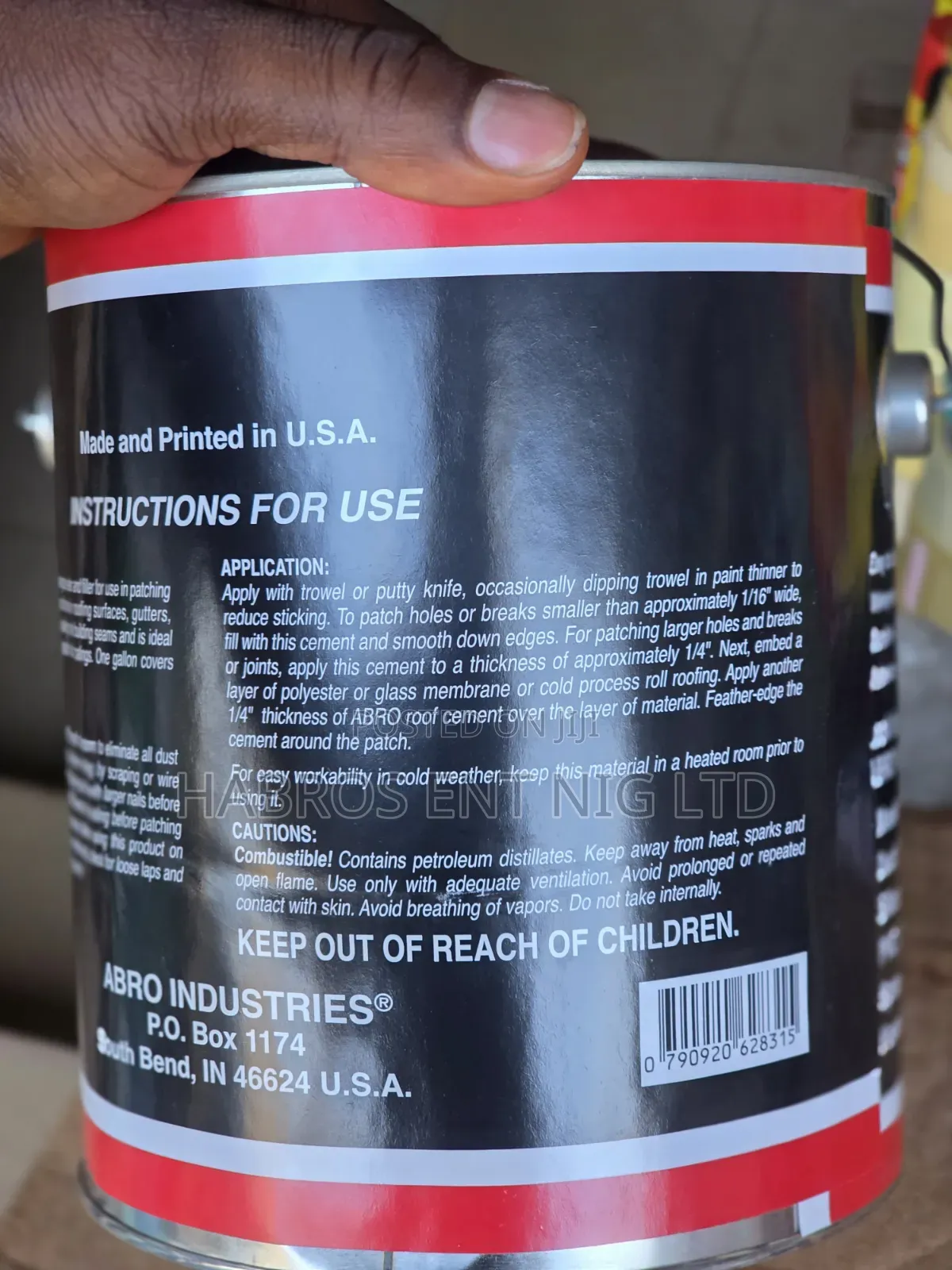 Abro Shur-Fix Roof Cement
