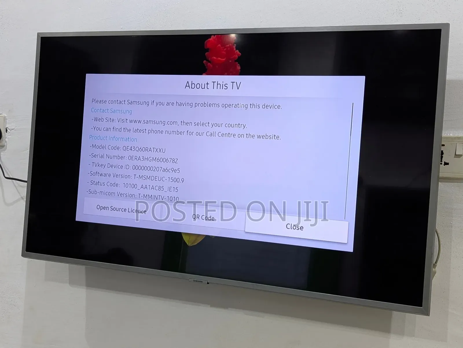 Samsung 43" Inches Qled Q60R Sleek Design Smart TV 2019Model