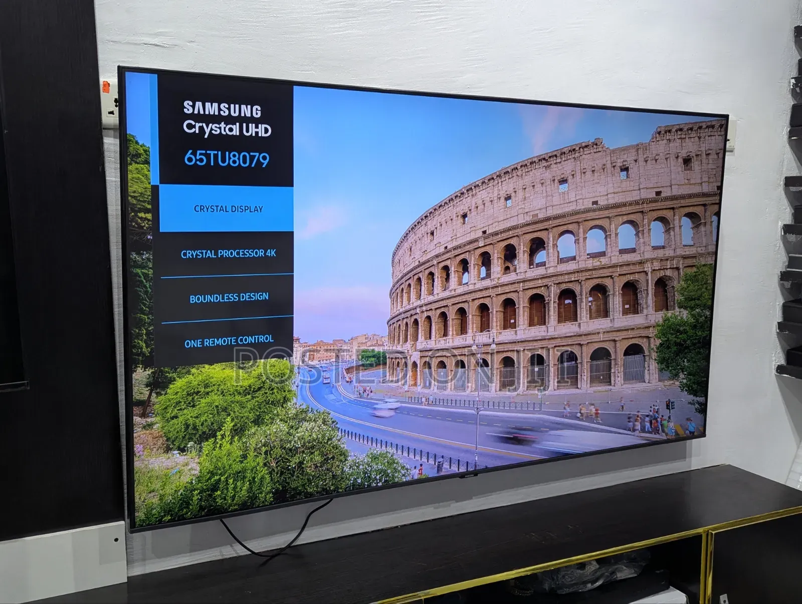 65" Samsung Crystal Uhd HDR Bezel-Less Screen 2020Model Smart TV