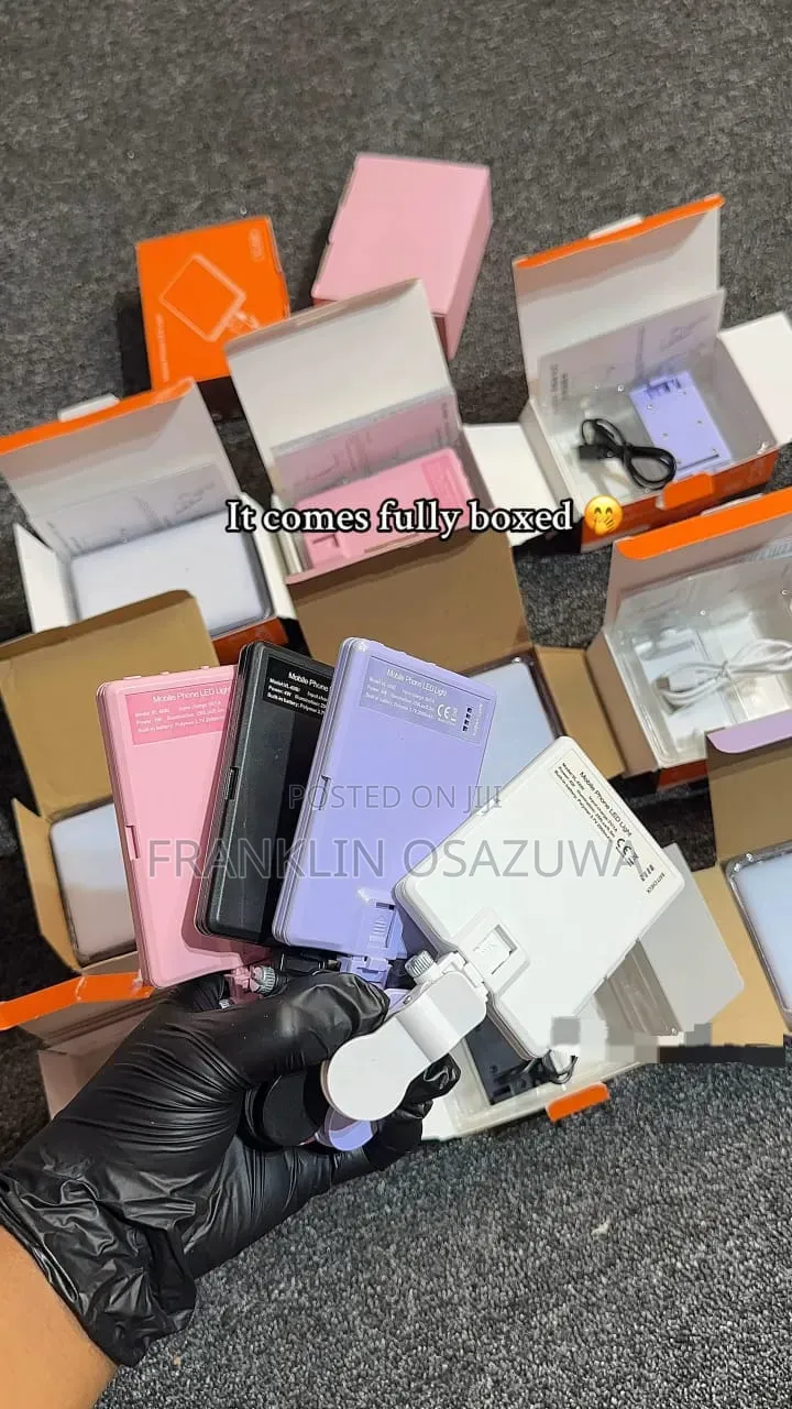 Rechargeable Phone LED Fill Light – Clip-on Influencer Selfie Light