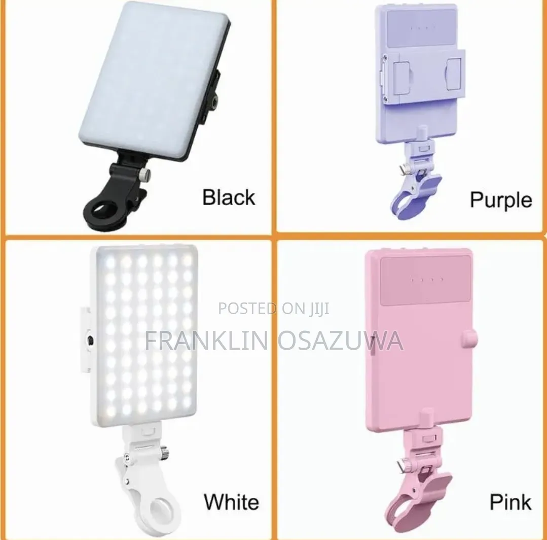 Rechargeable Phone LED Fill Light – Clip-on Influencer Selfie Light