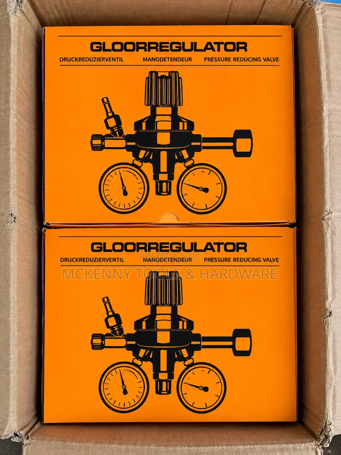 GLOORREGULATOR Pressure Reducing Valve – Double Gauge Regulator
