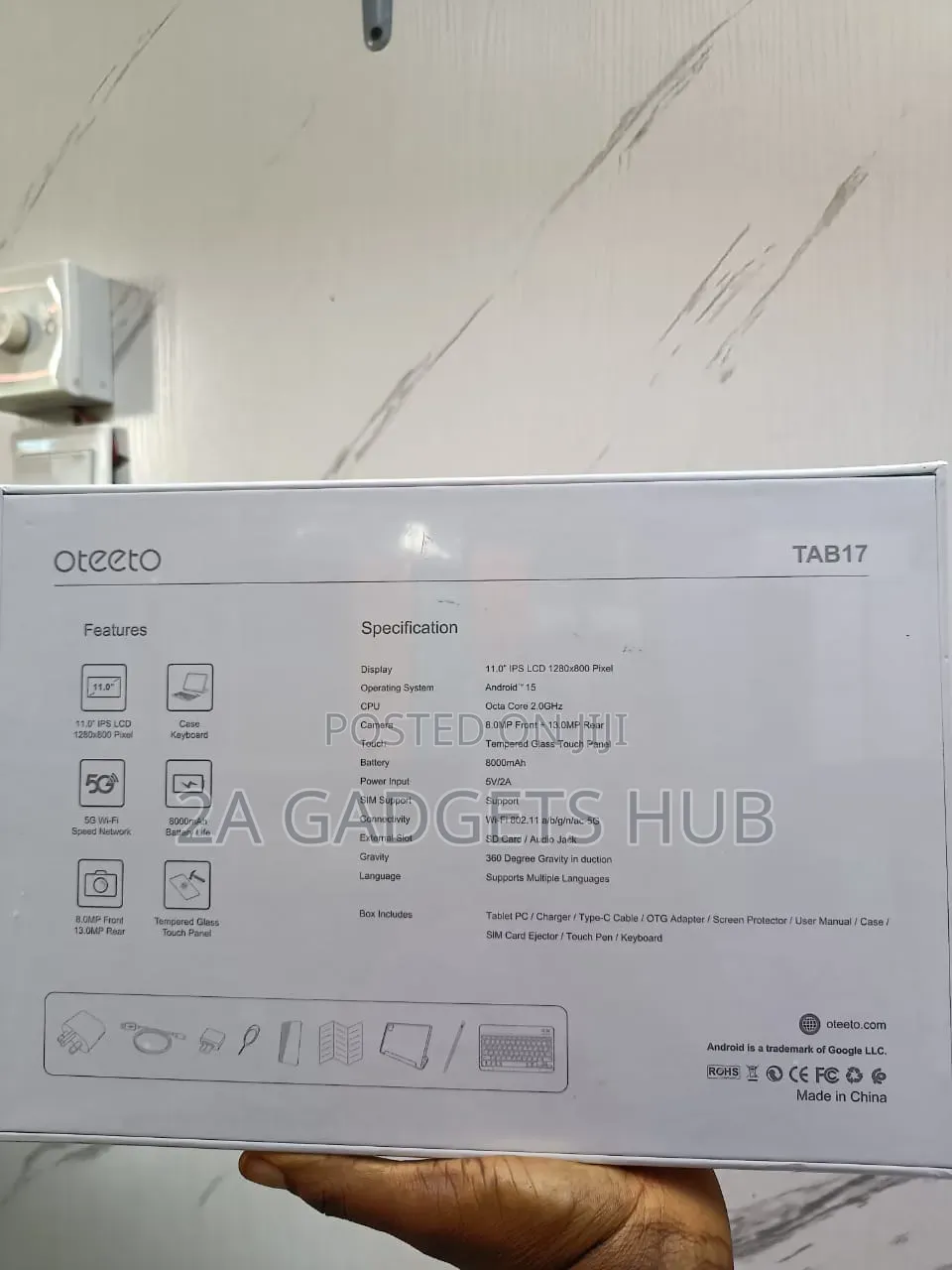 New Oteeto TAB 17 Stylus 512 GB