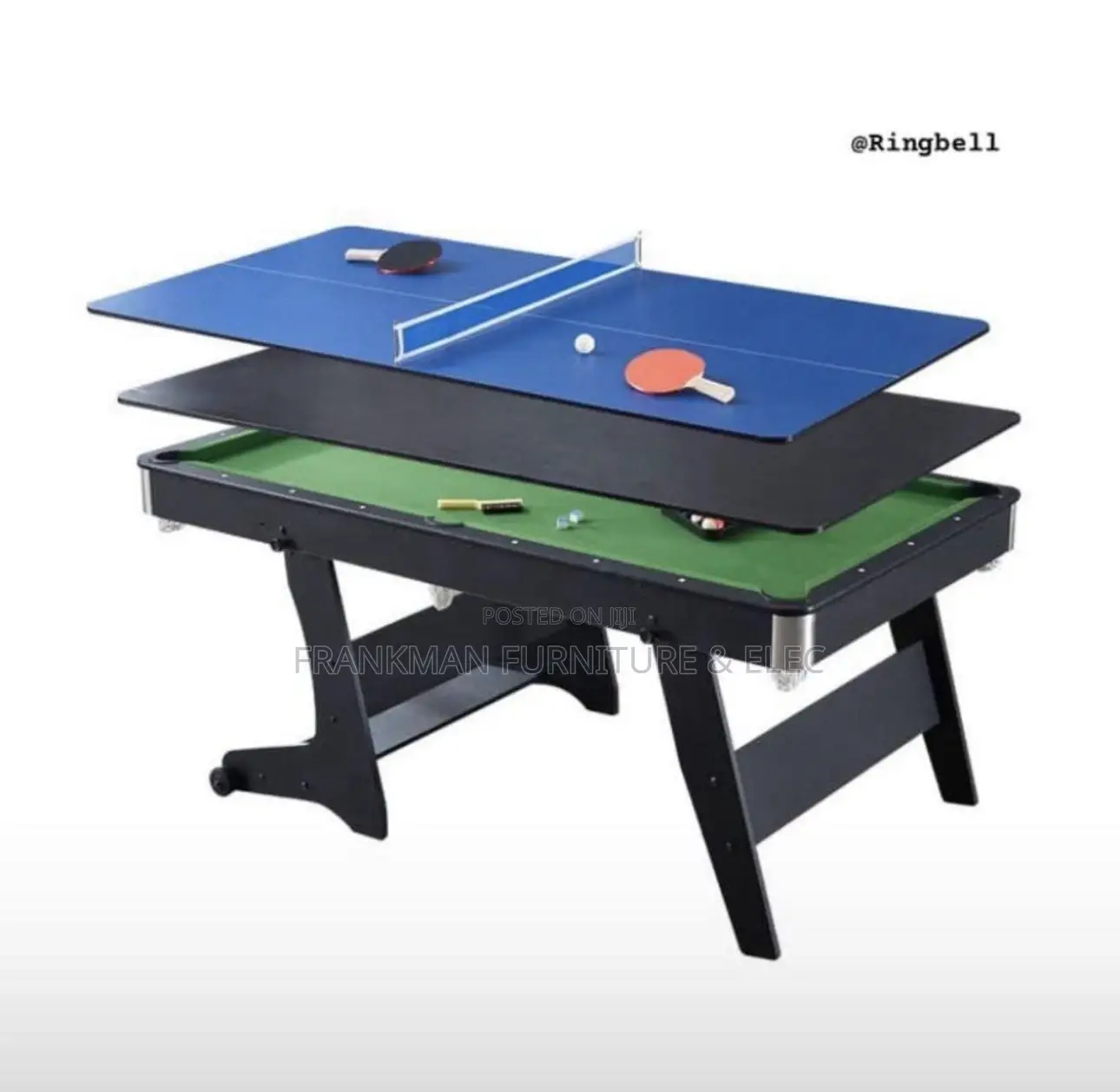 Two in One Table Tennis and Snooker