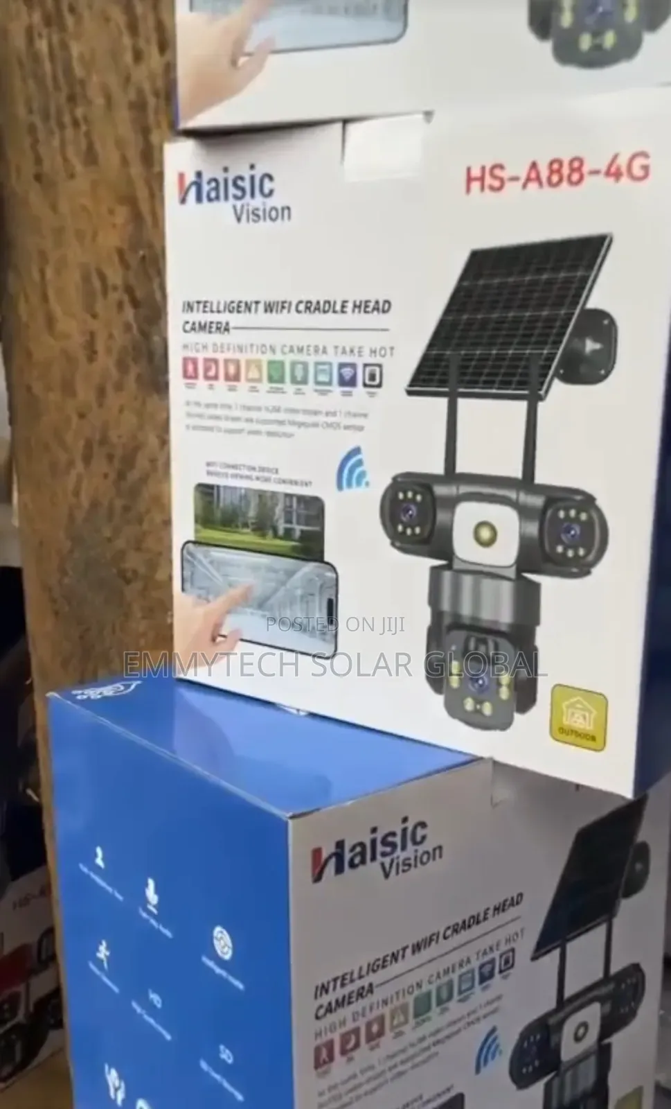 3 Lens CCTV Camera Haisic With Panel