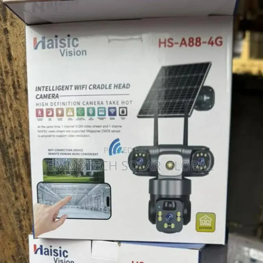 3 Lens CCTV Camera Haisic With Panel