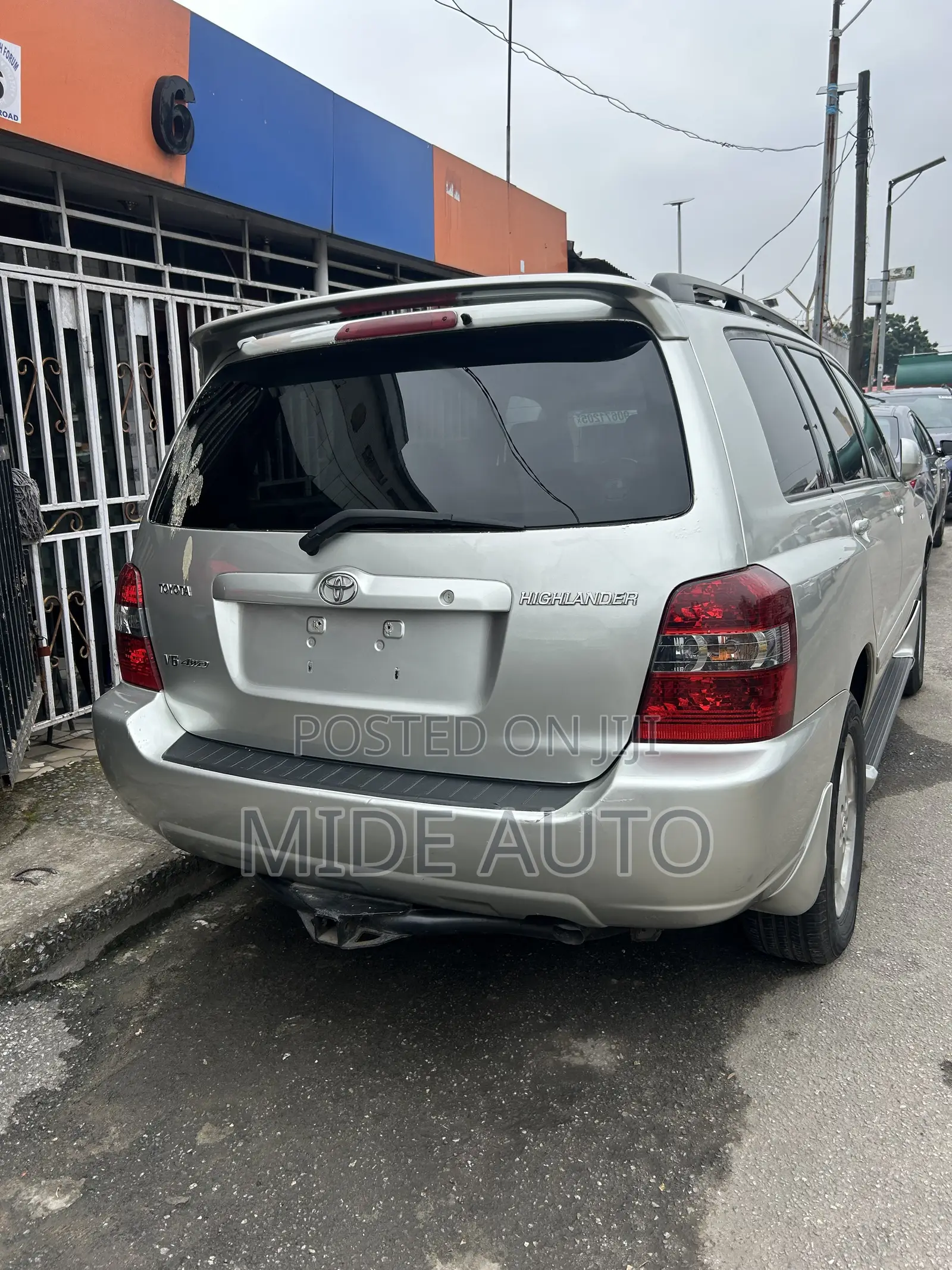 Toyota Highlander Limited V6 2005 Silver