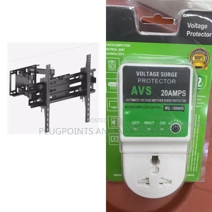 Adjustable TV Mount 32-65” + Protection for Under 