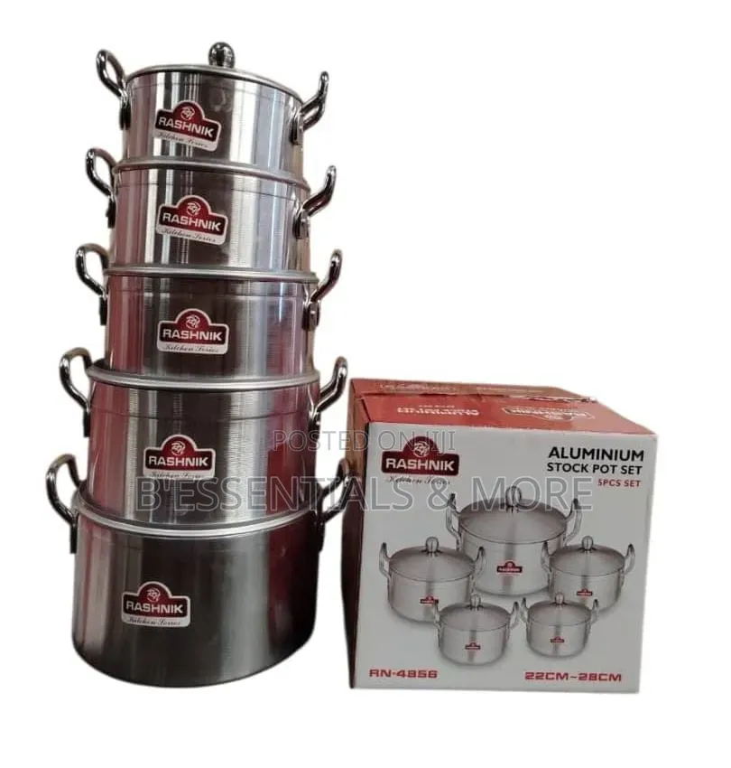 5 PCS Aluminium Pot