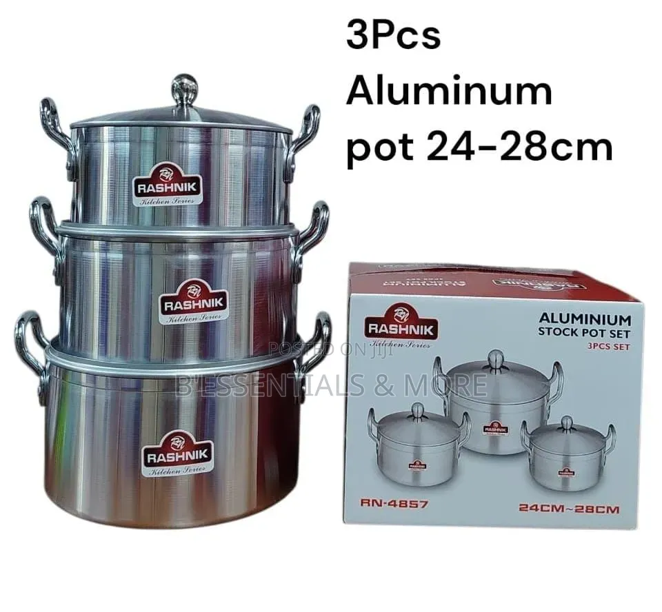 3 PCS Aluminium Cooking Pot