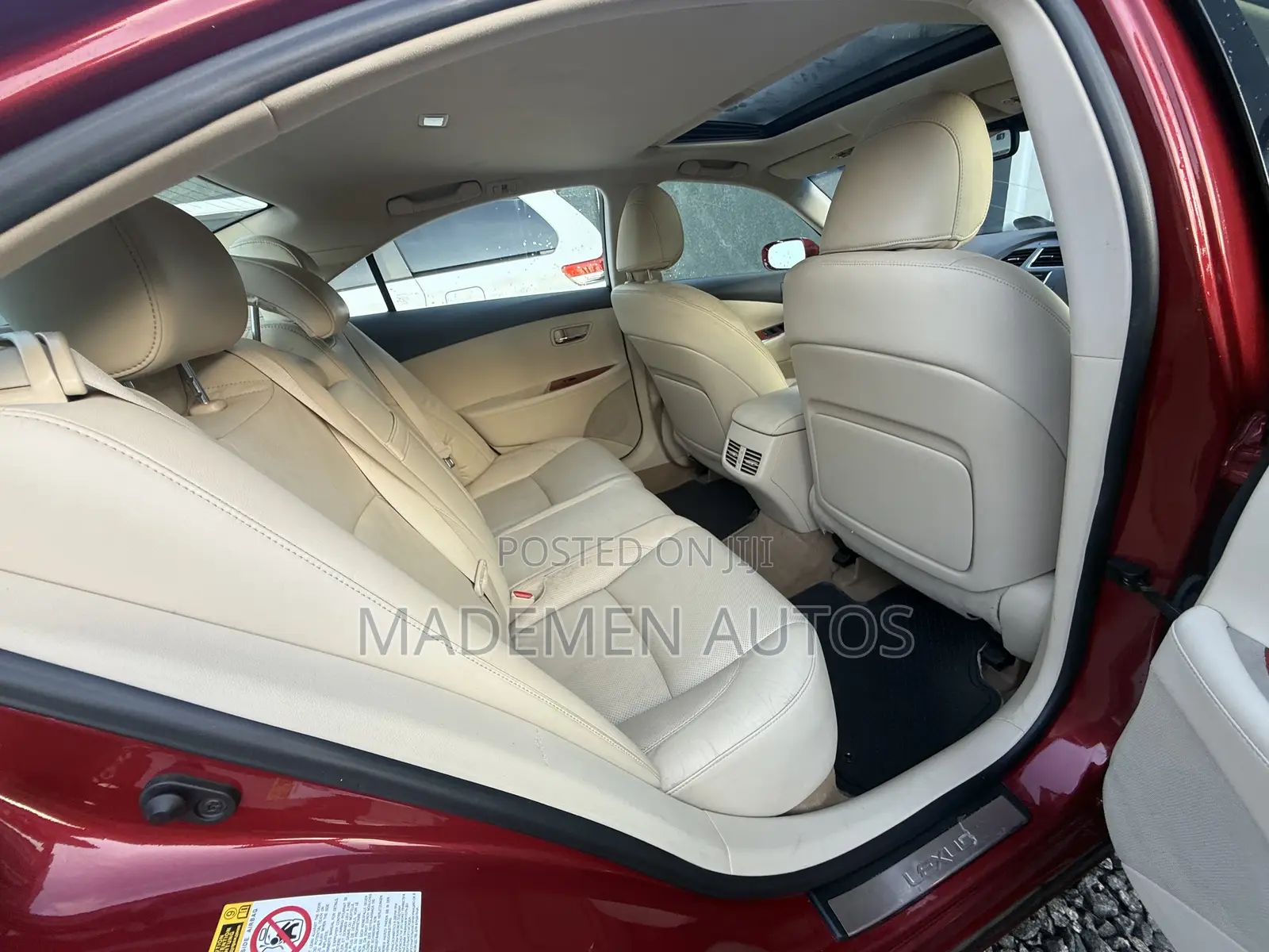 Lexus ES 350 2012 Red