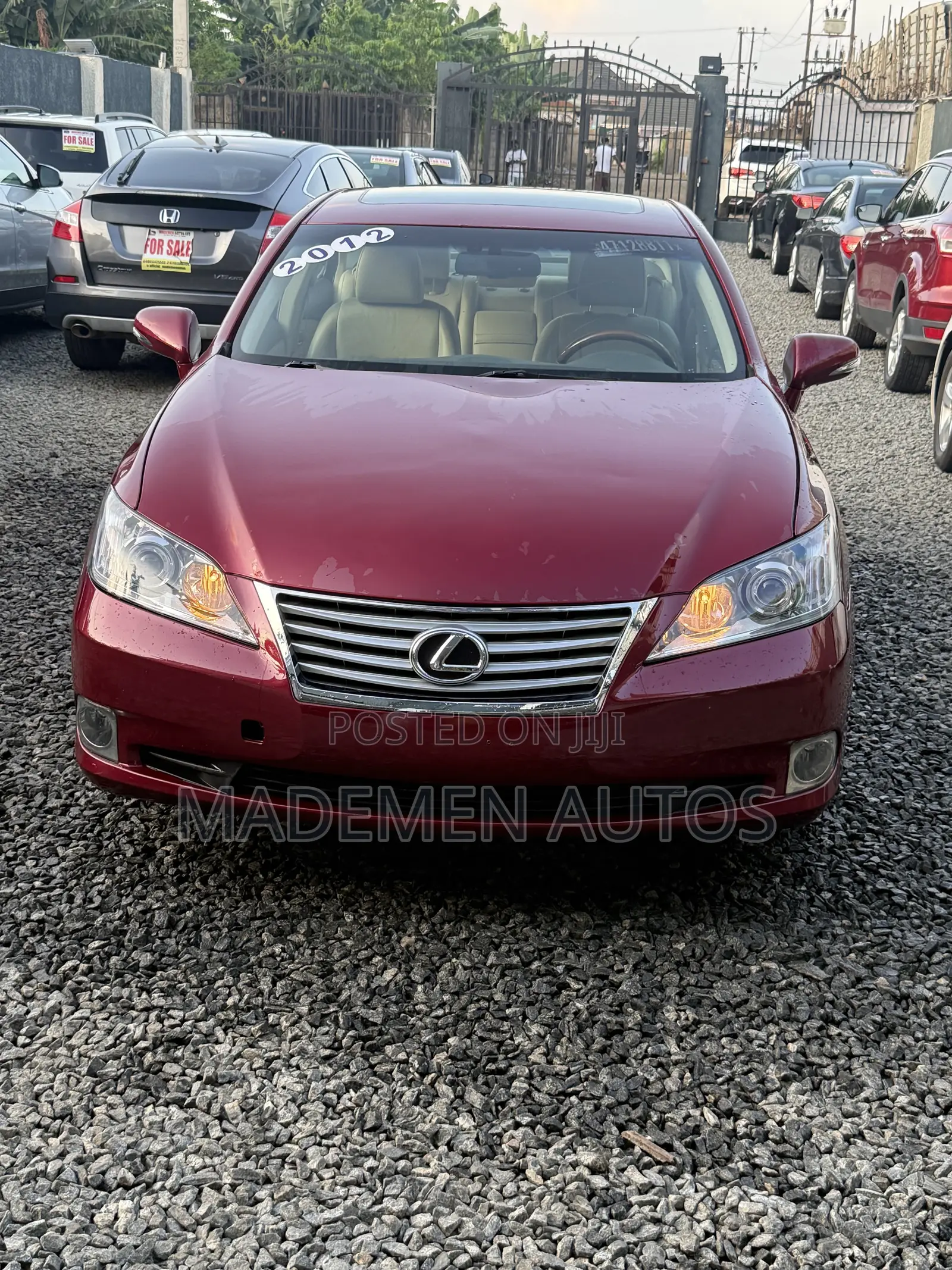 Lexus ES 350 2012 Red