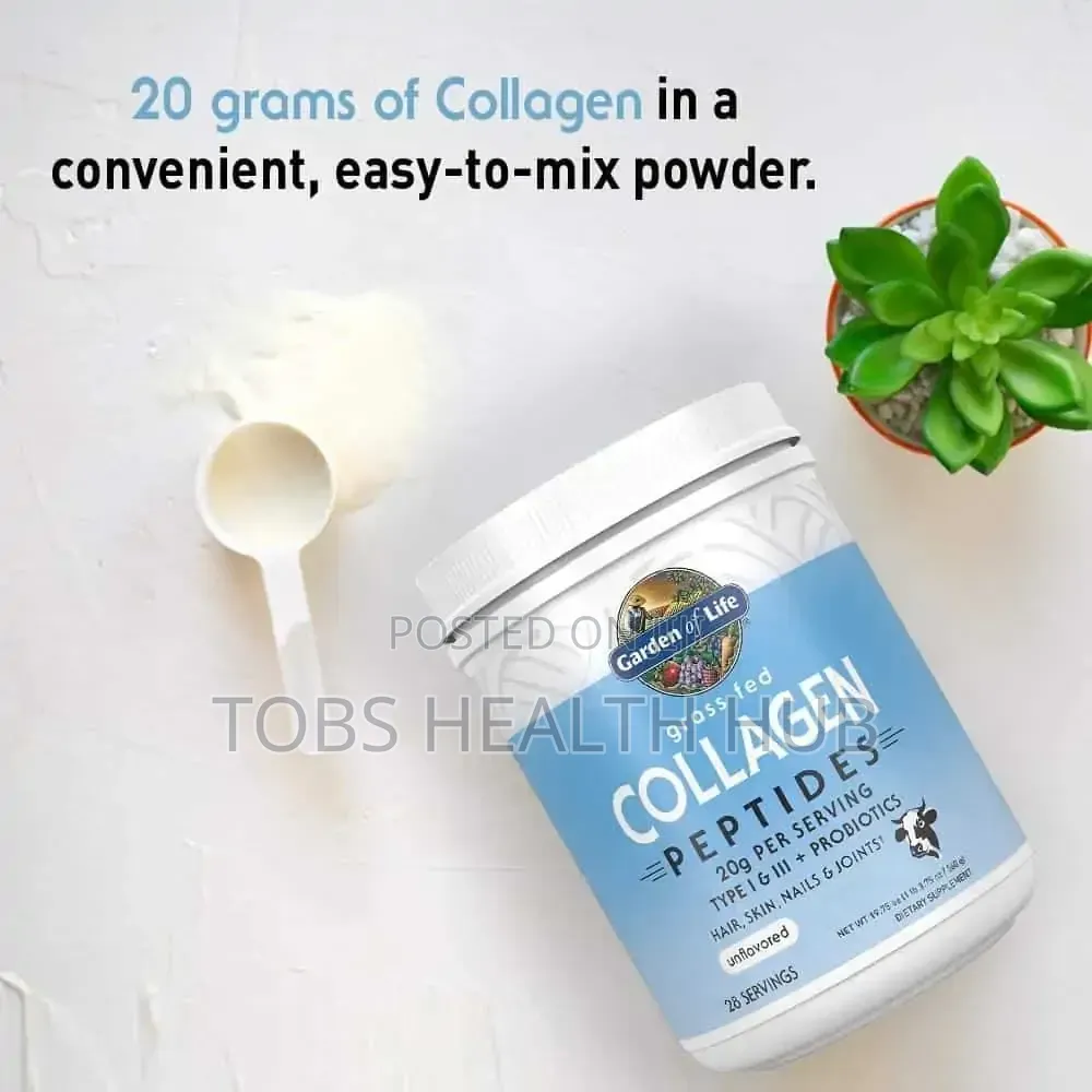 Garden of Life Grass Fed Collagen Peptides Type I III + Probiotics