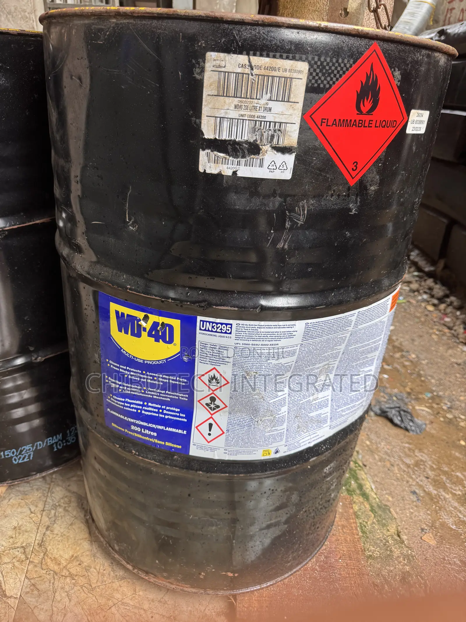 200-Litre Industrial Drum of WD-40 Multi-Use Product