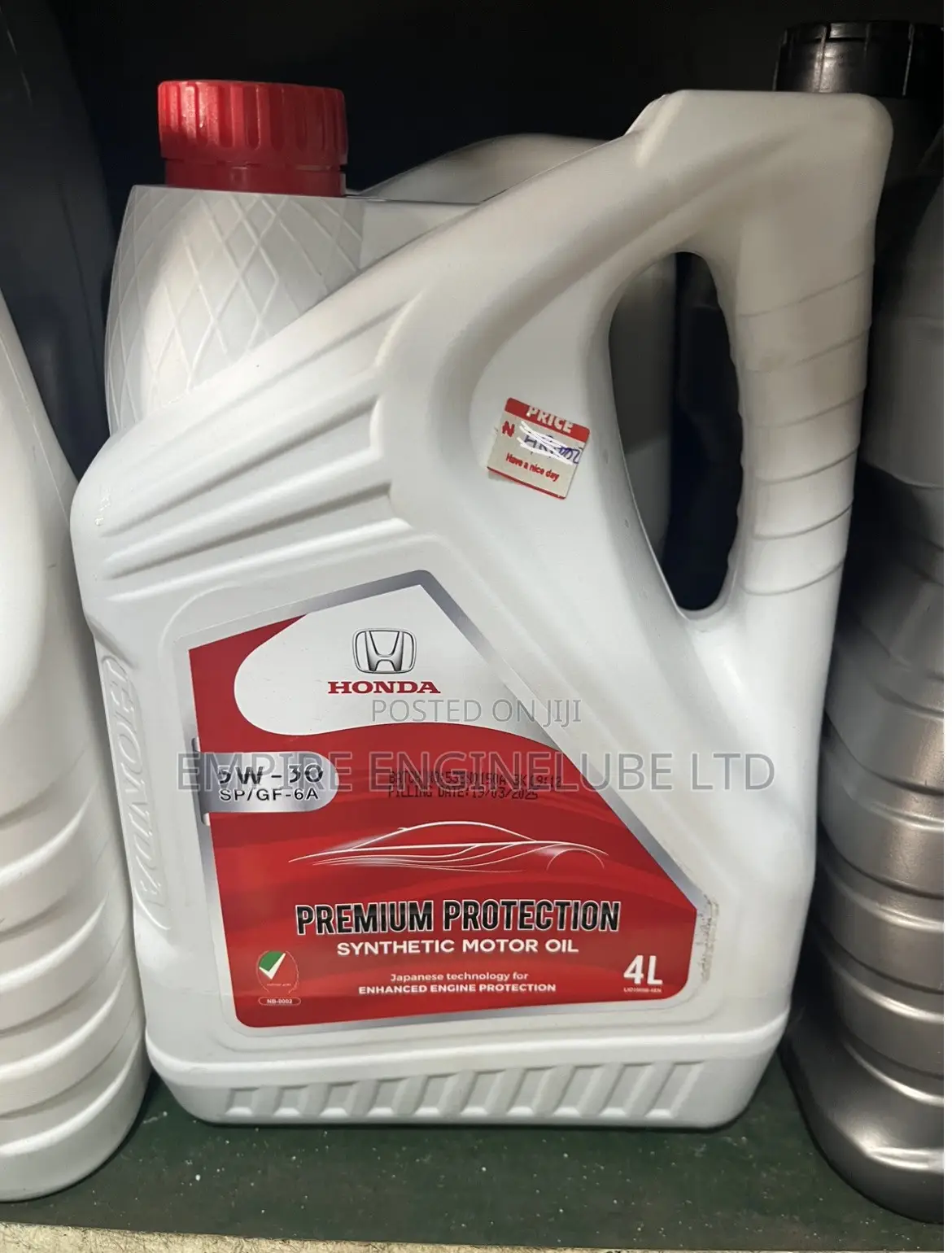 Honda 5w30 (Direct OEM) White Gallon