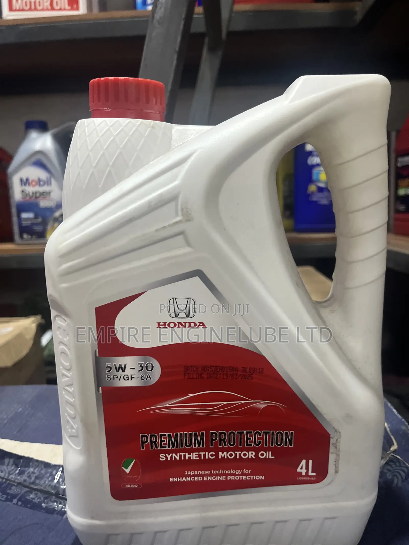 Honda 5w30 (Direct OEM) White Gallon