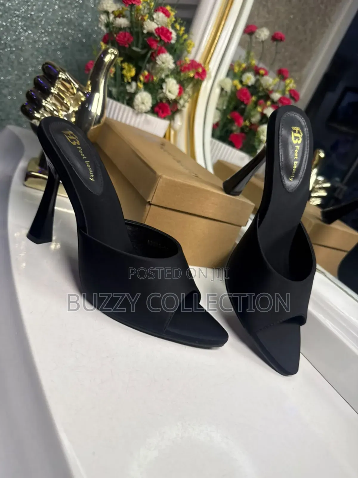 Exclusive Luxury Heeled Slippers
