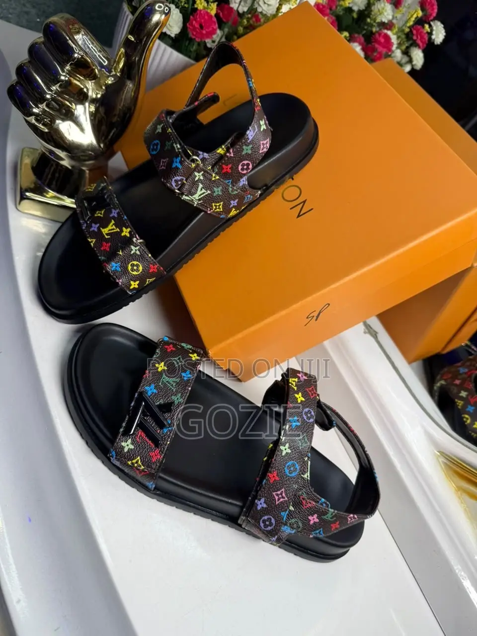 Luxury Louis Vuitton Strap Sandals
