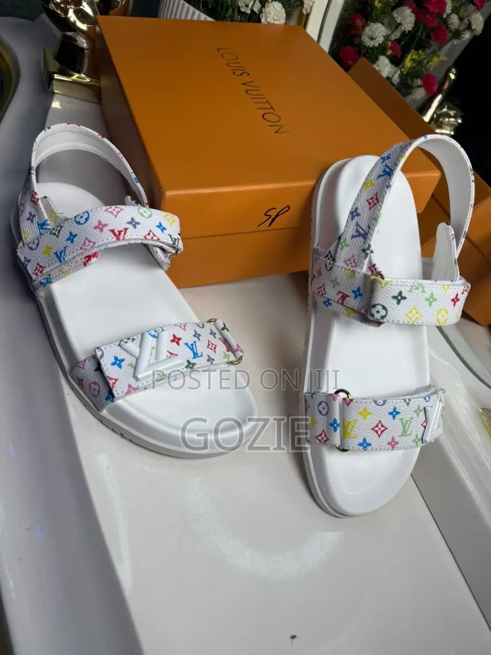 Luxury Louis Vuitton Strap Sandals