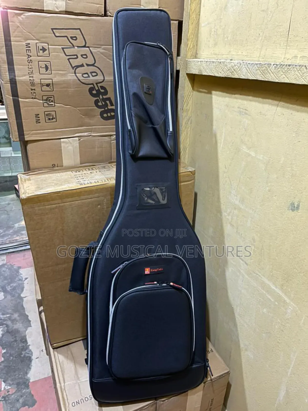 Prummem Bass Guitar Bag Padded Black Colour