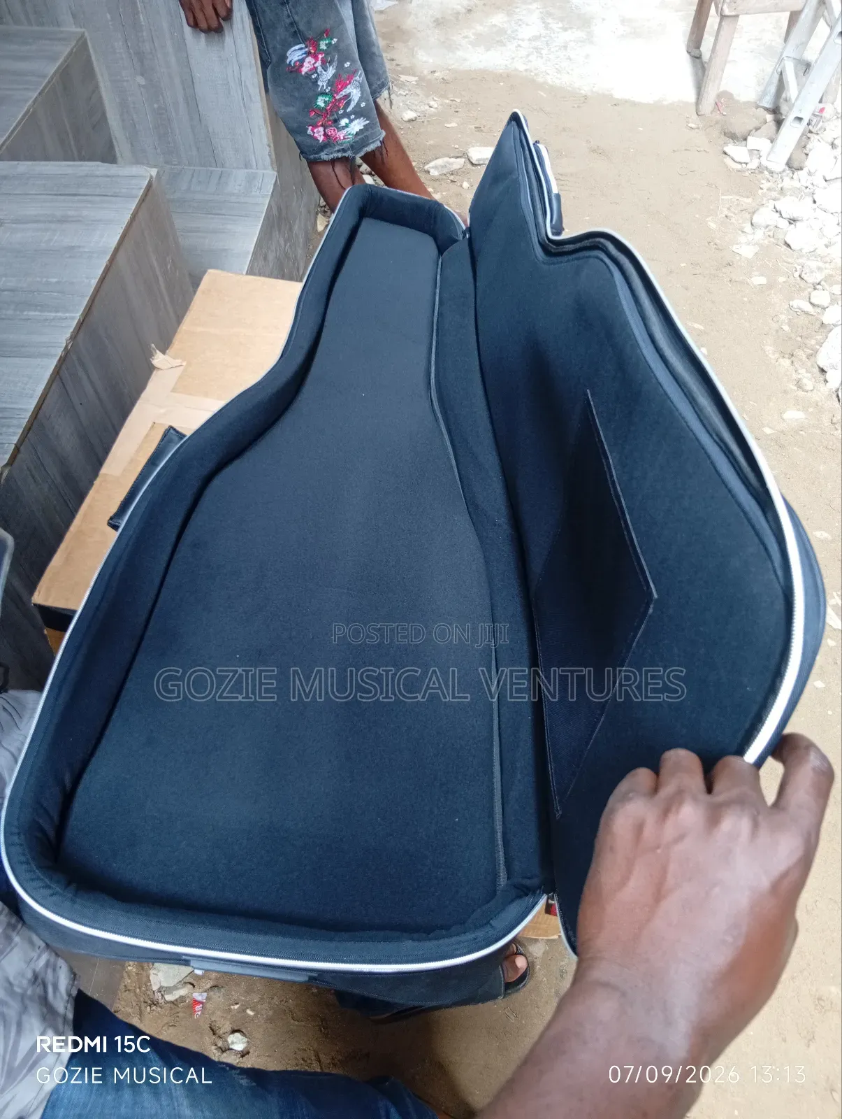 Prummem Bass Guitar Bag Padded Black Colour