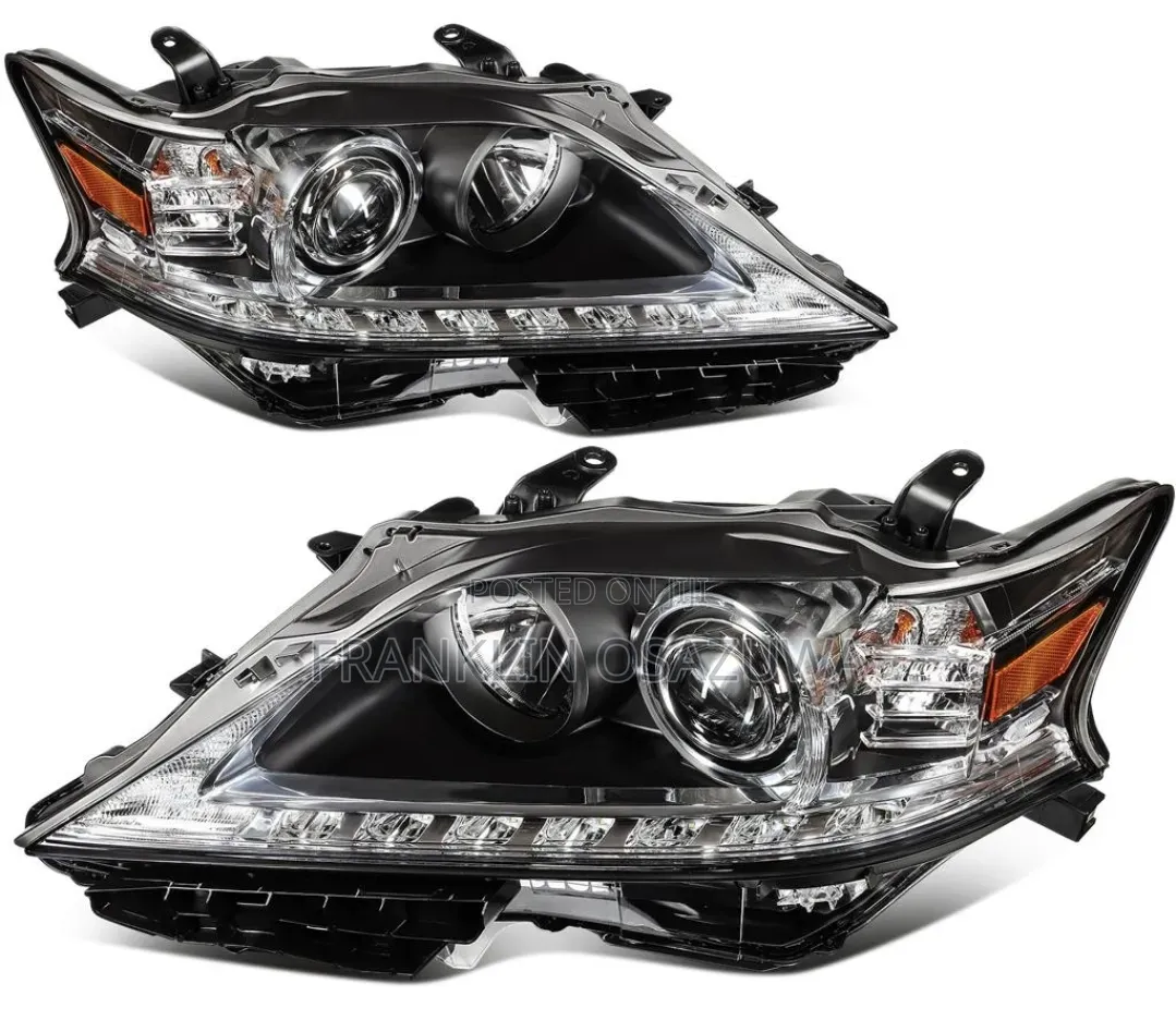 Lexus RX350 2013–2015 Black Projector Headlights for RX350