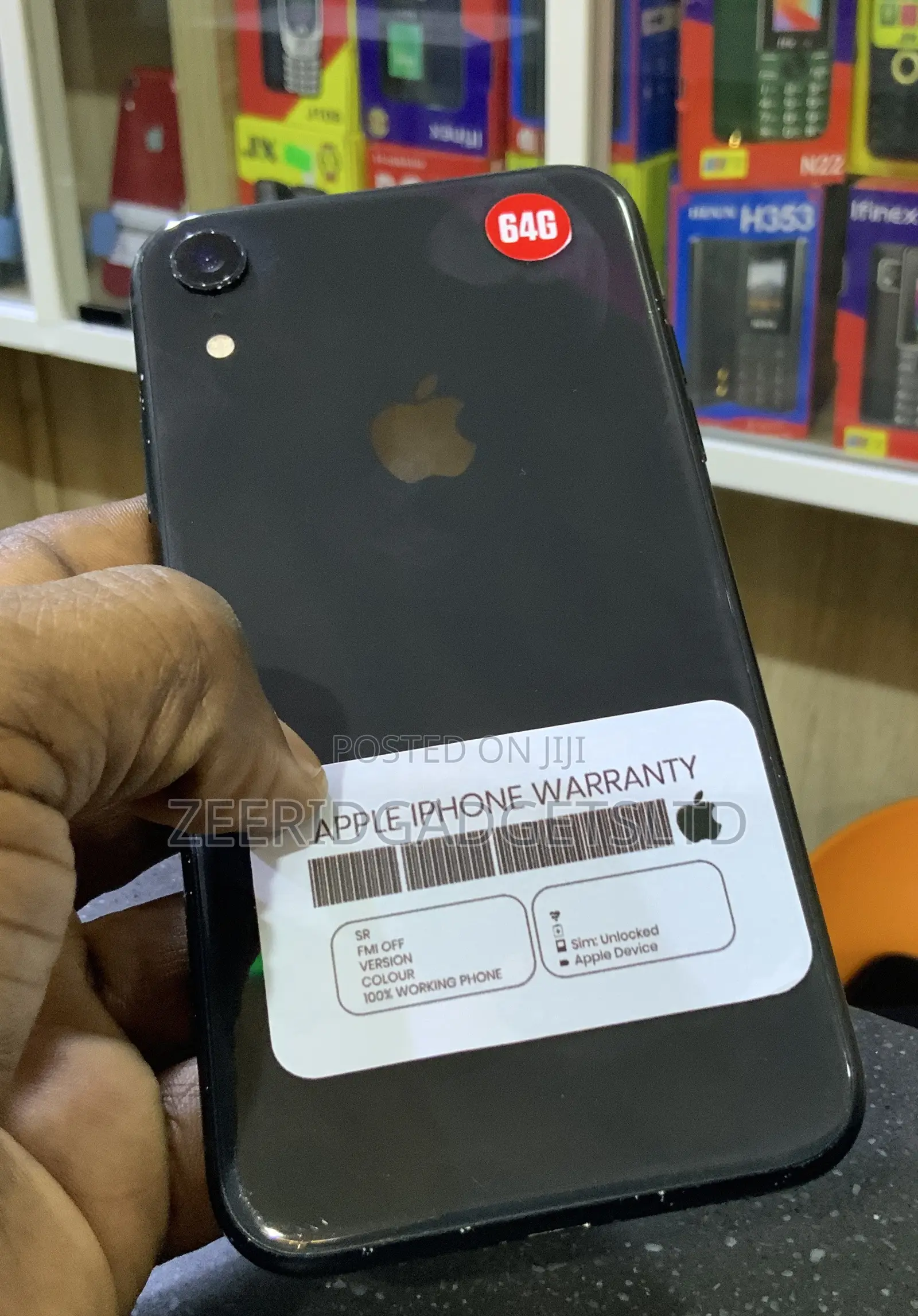 Apple iPhone XR 64 GB Black